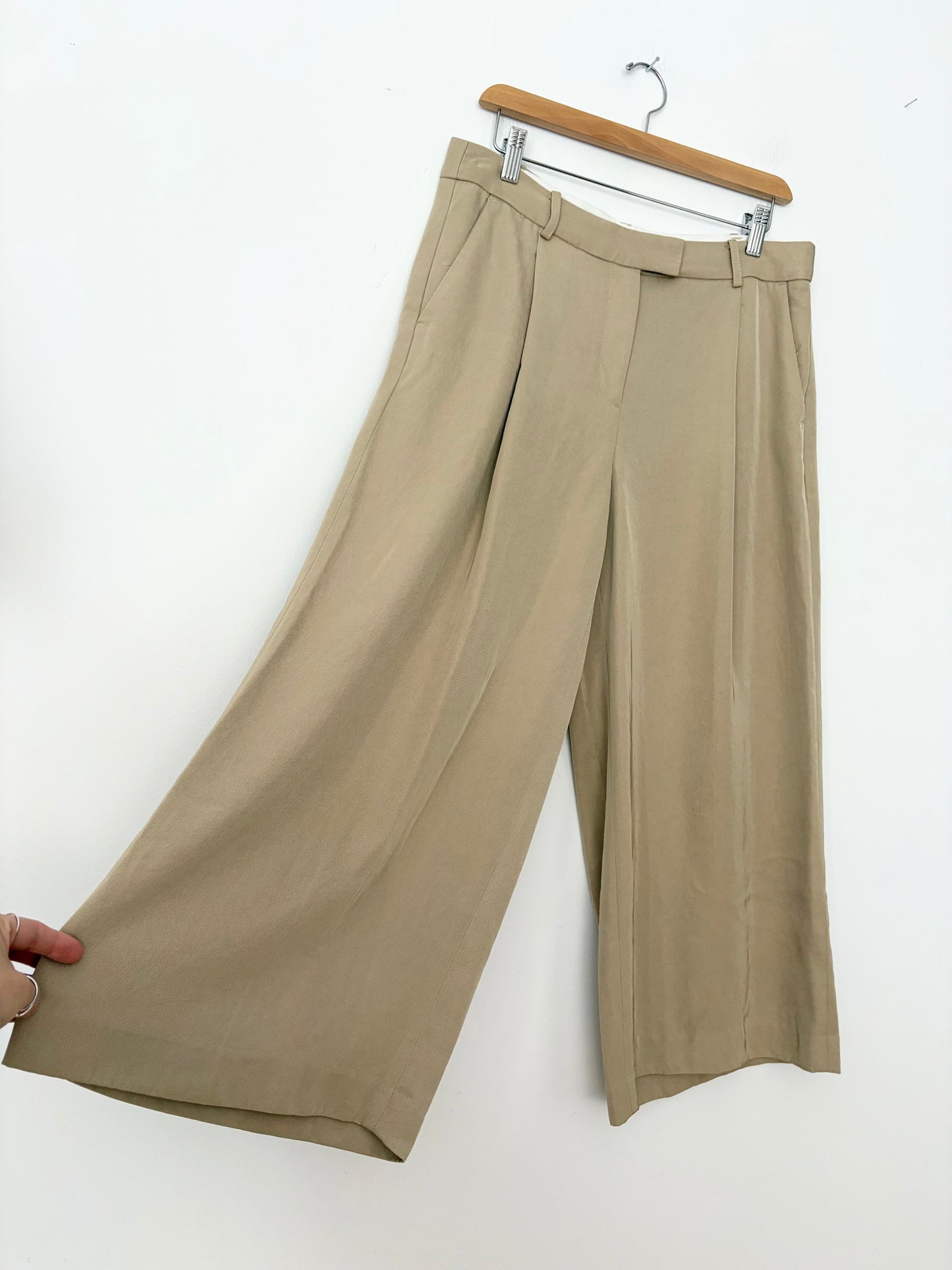 Pantalon Michael Kors taille mi-haute jambes larges M/L