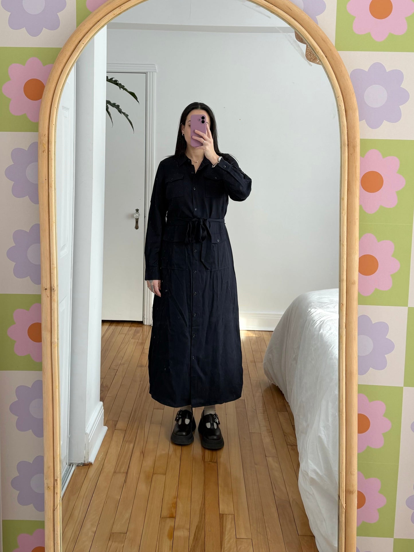 Madewell Utility shirt dress Medium