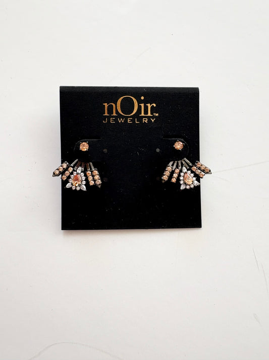 Noir NYC CZ gemstone earrings
