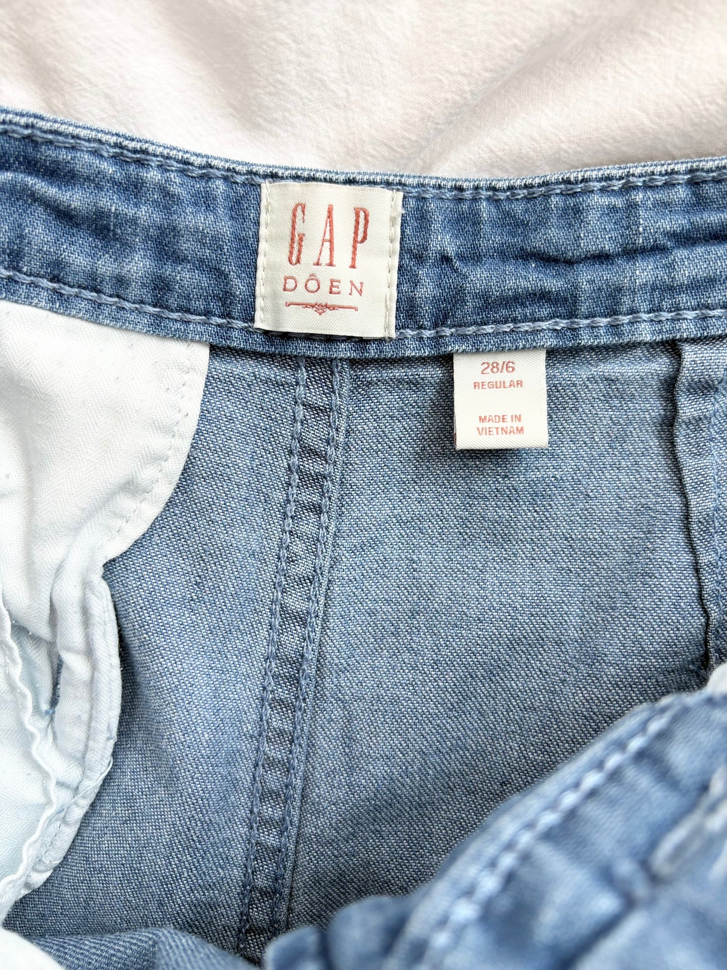Gap X Doen wide leg pleated jeans W28