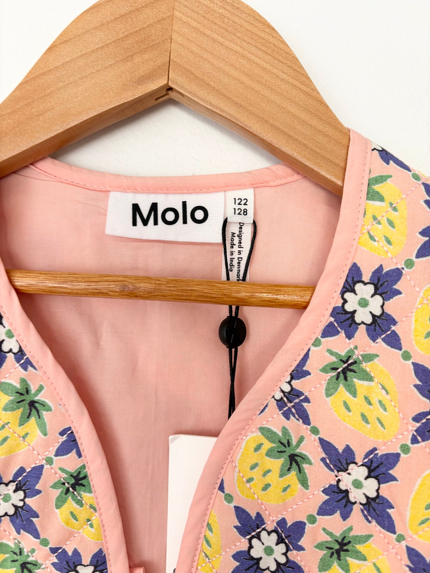 Gilet matelassé à nouer Molo 7/8 ans