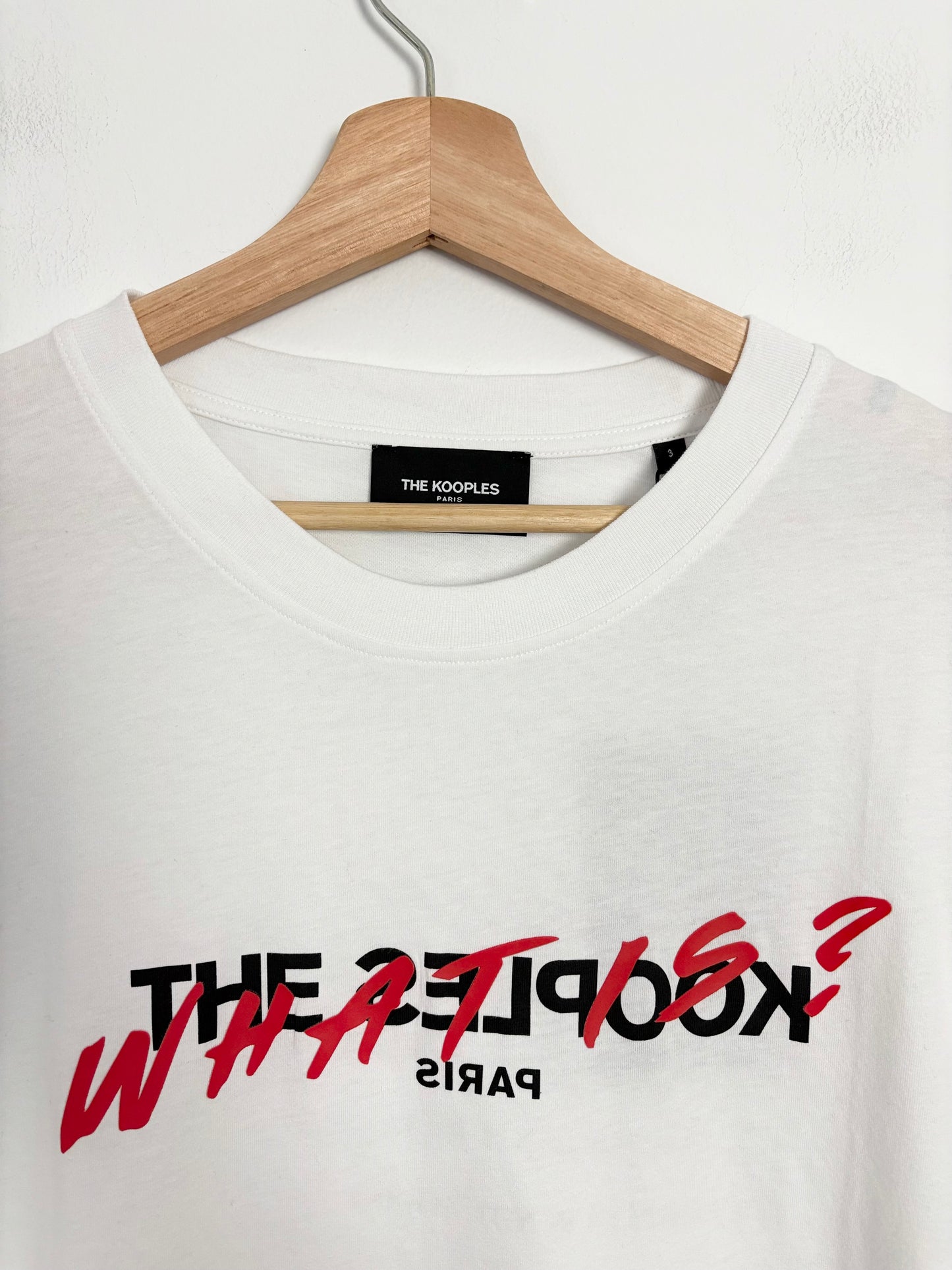 The kooples 'what is' logo printed tee M/L