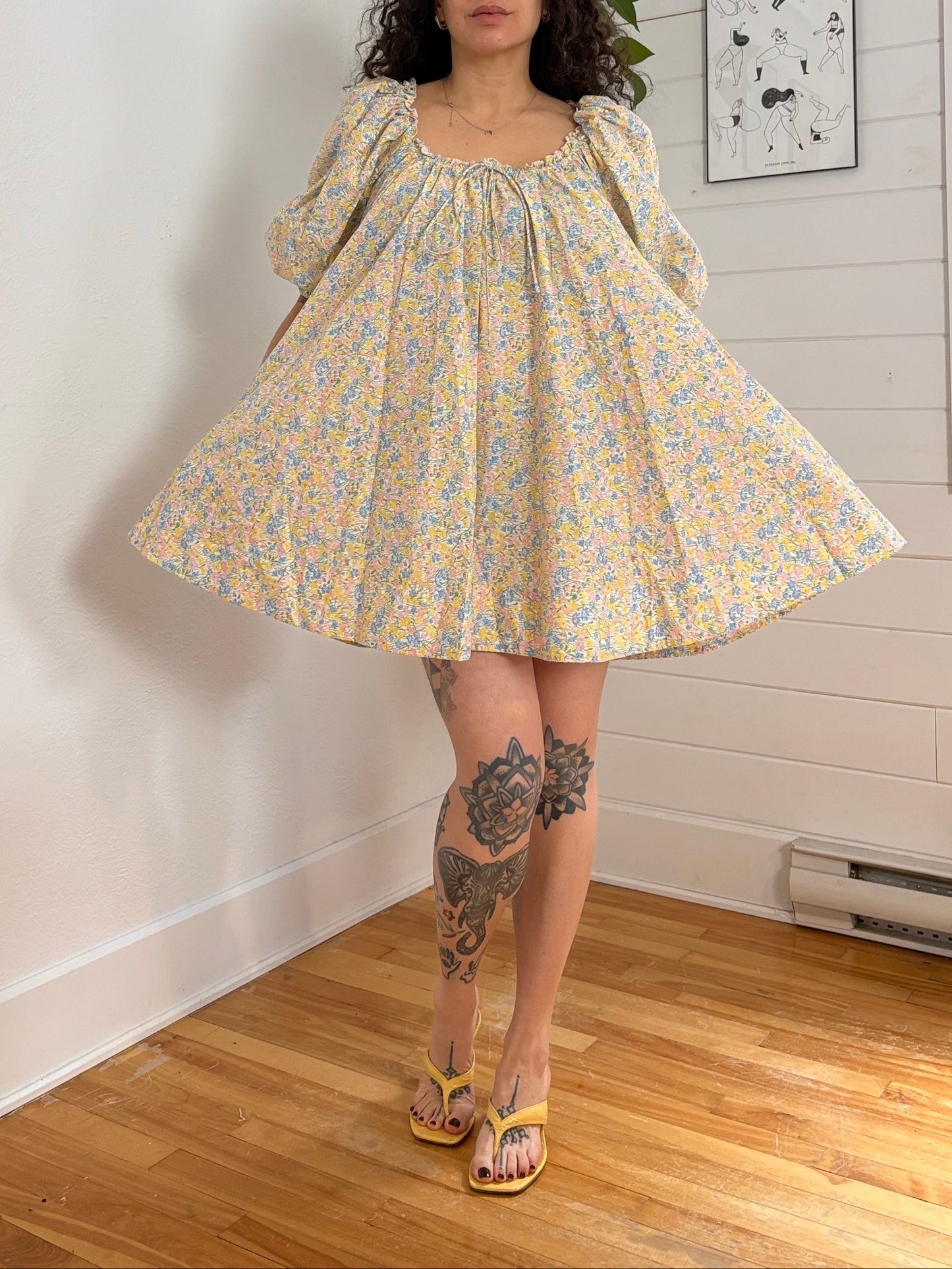For love & lemon Merian tunic dress Small