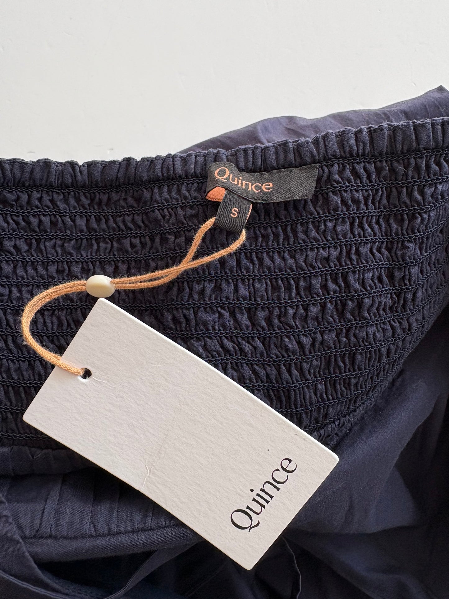 Robe longue sans manches en coton bio Quince, taille S