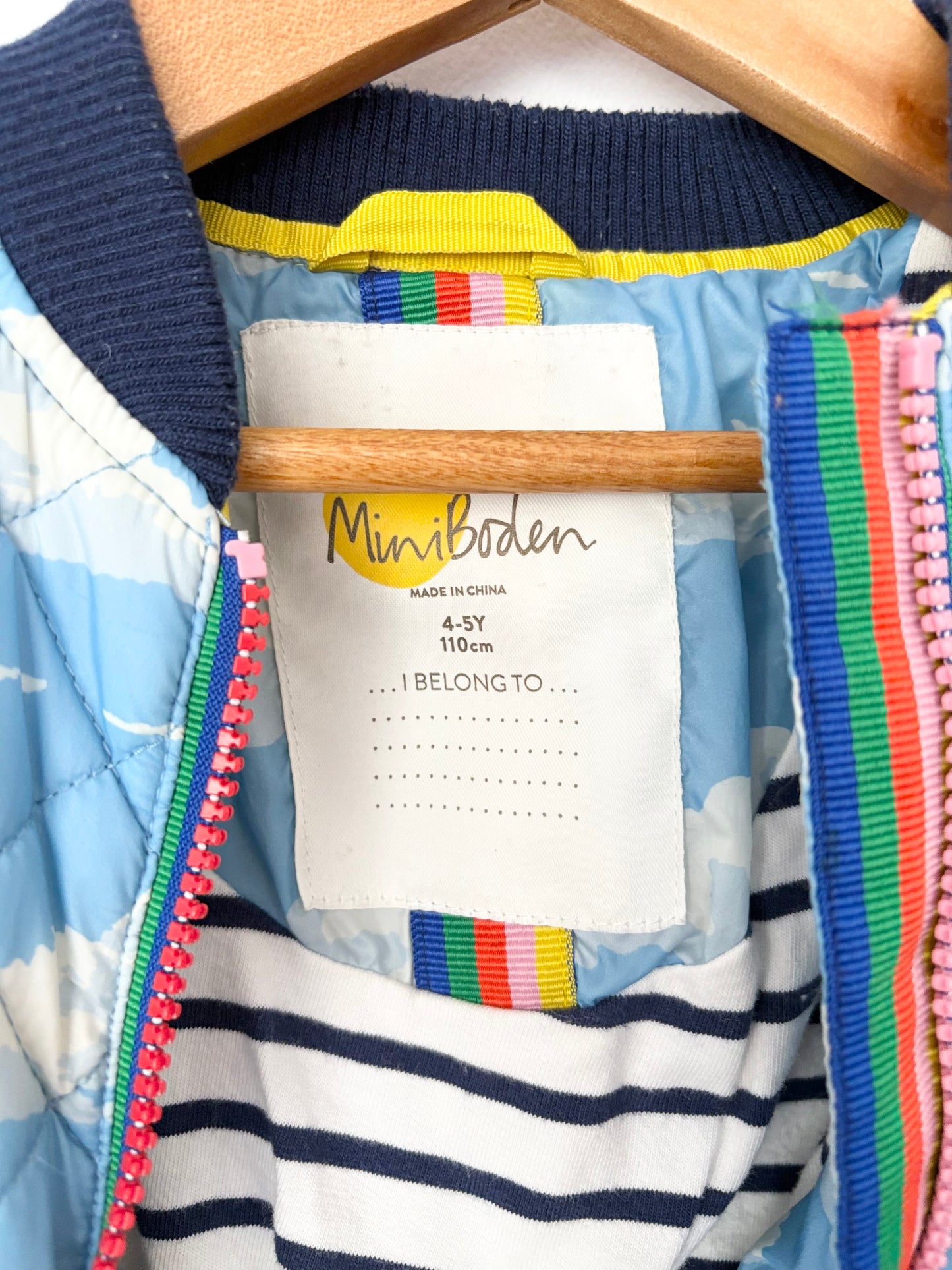 Mini boden cloud puffer jacket 4/5Y