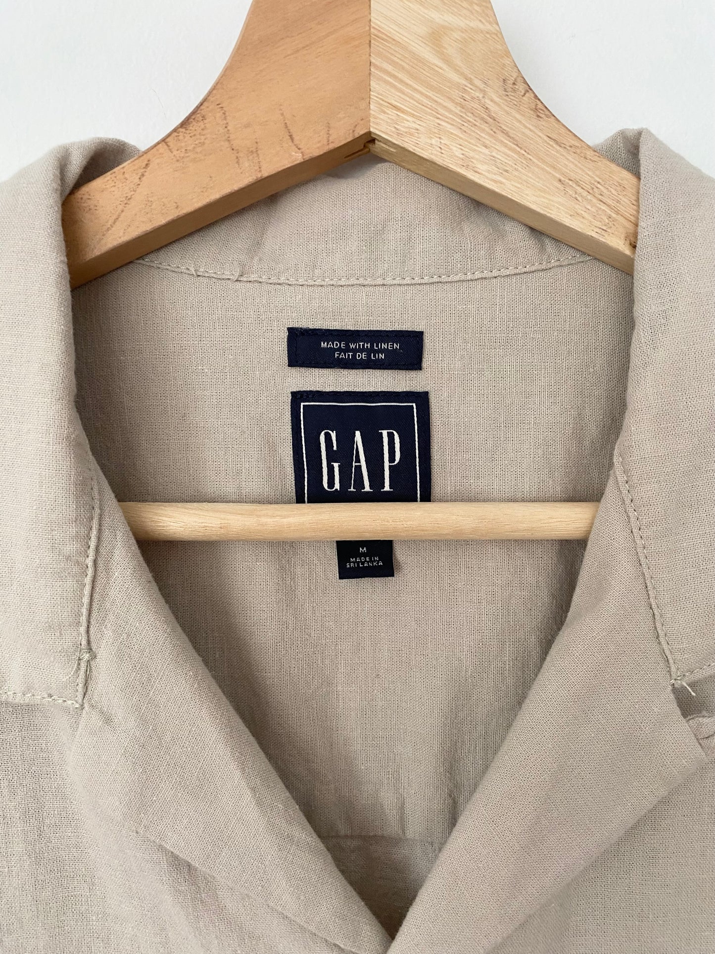 Chemise boutonnée en lin Gap M/L