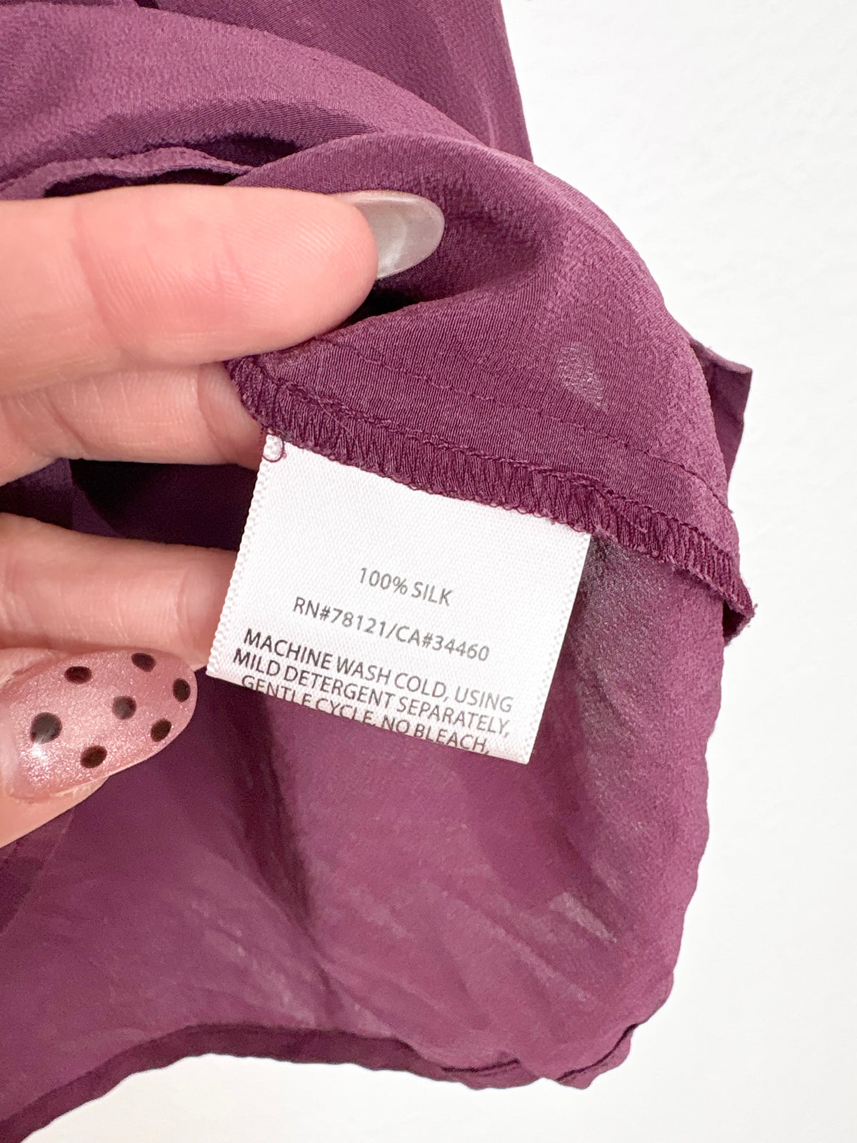 Eileen Fisher silk button up shirt Medium