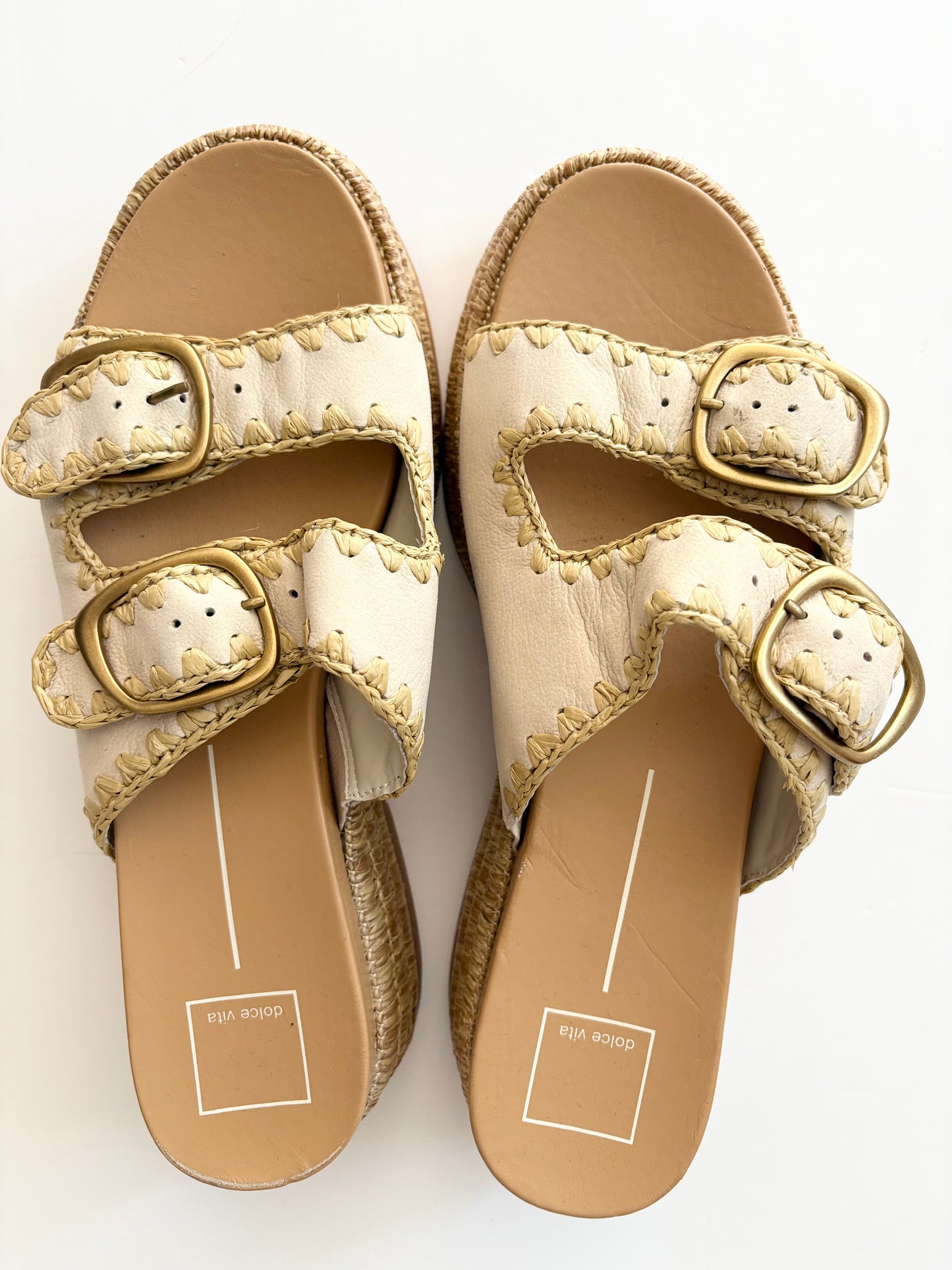 Dolce Vita Wanika raffia sandals US10