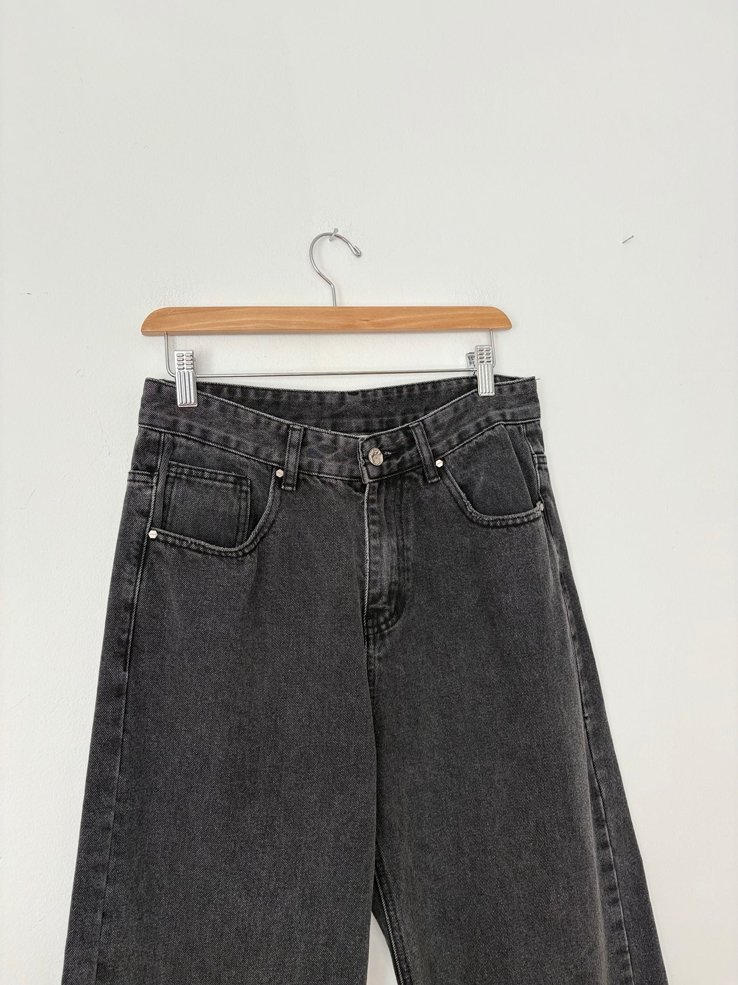 Inflation streetwear wide leg jeans W28