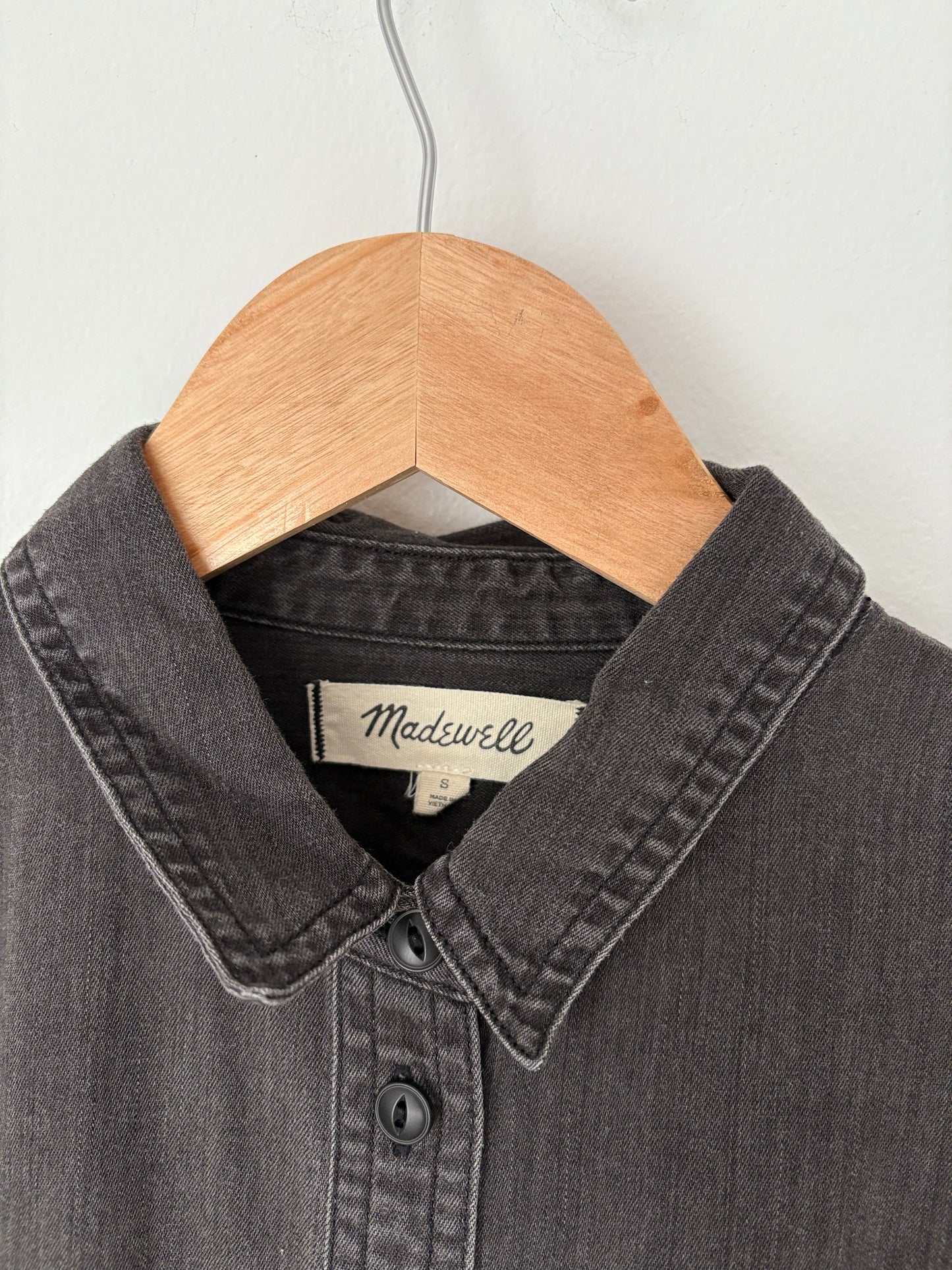 Chemise en jean Madewell à boutons, taille S