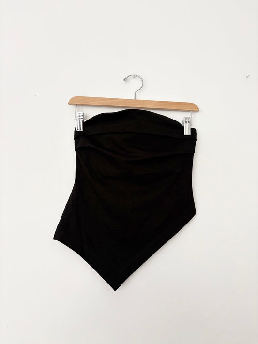 Zara asymmetric bandeau top S/M