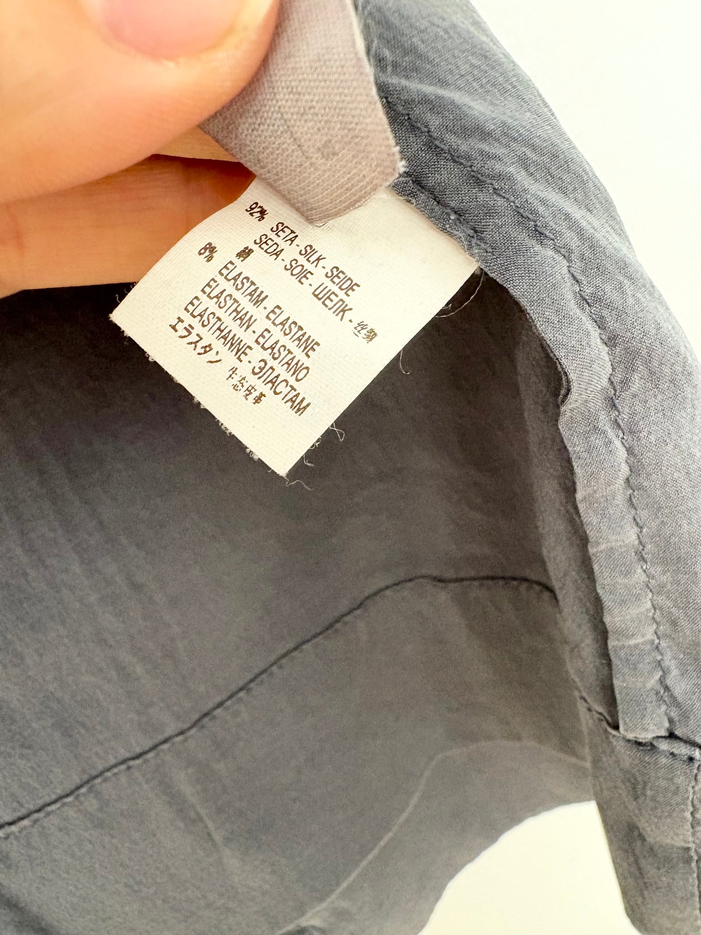 Brunello Cucinelli sleeveless silk vest S/M