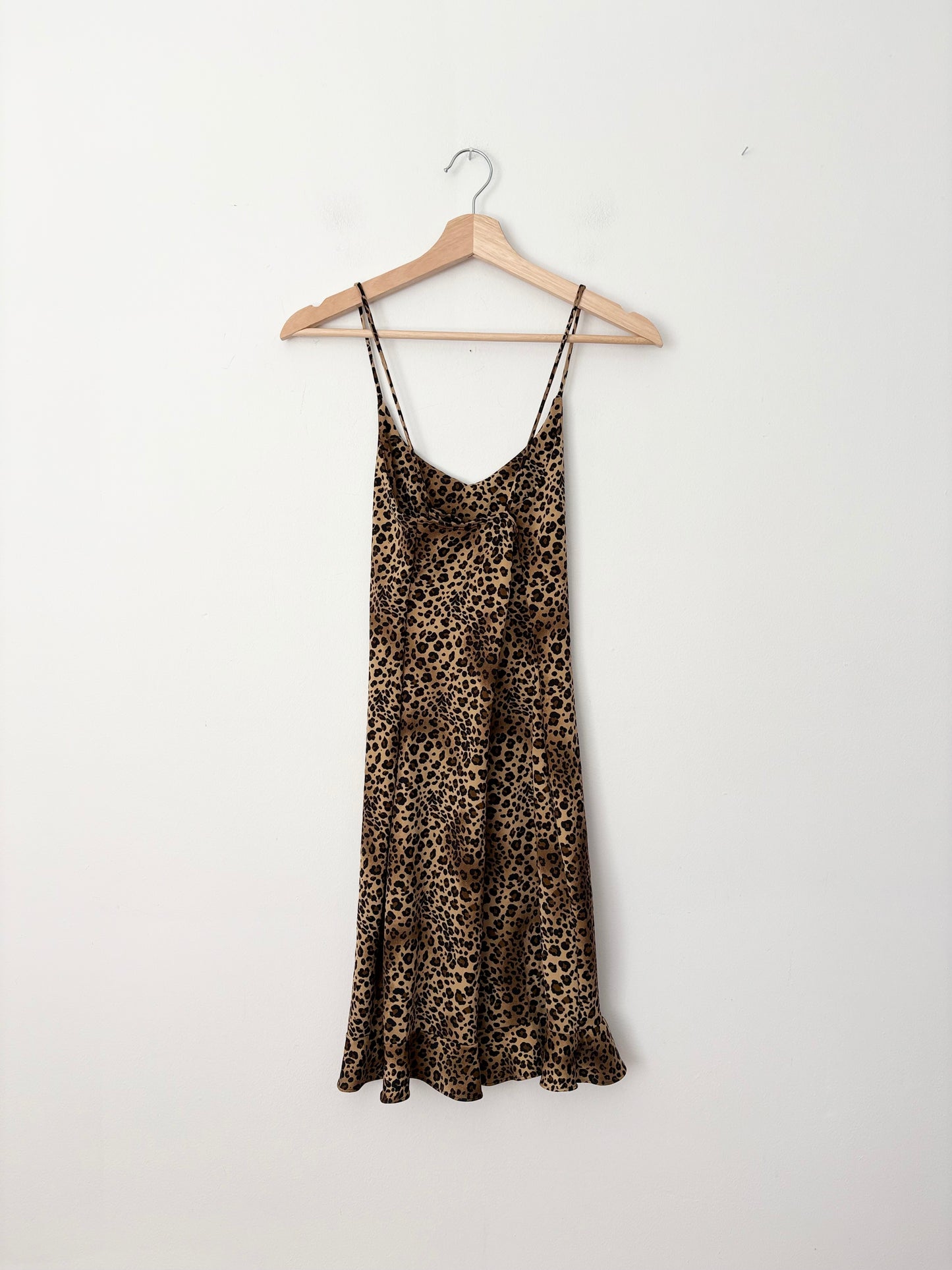 Robe léopard courte Vintage Le Château Petite