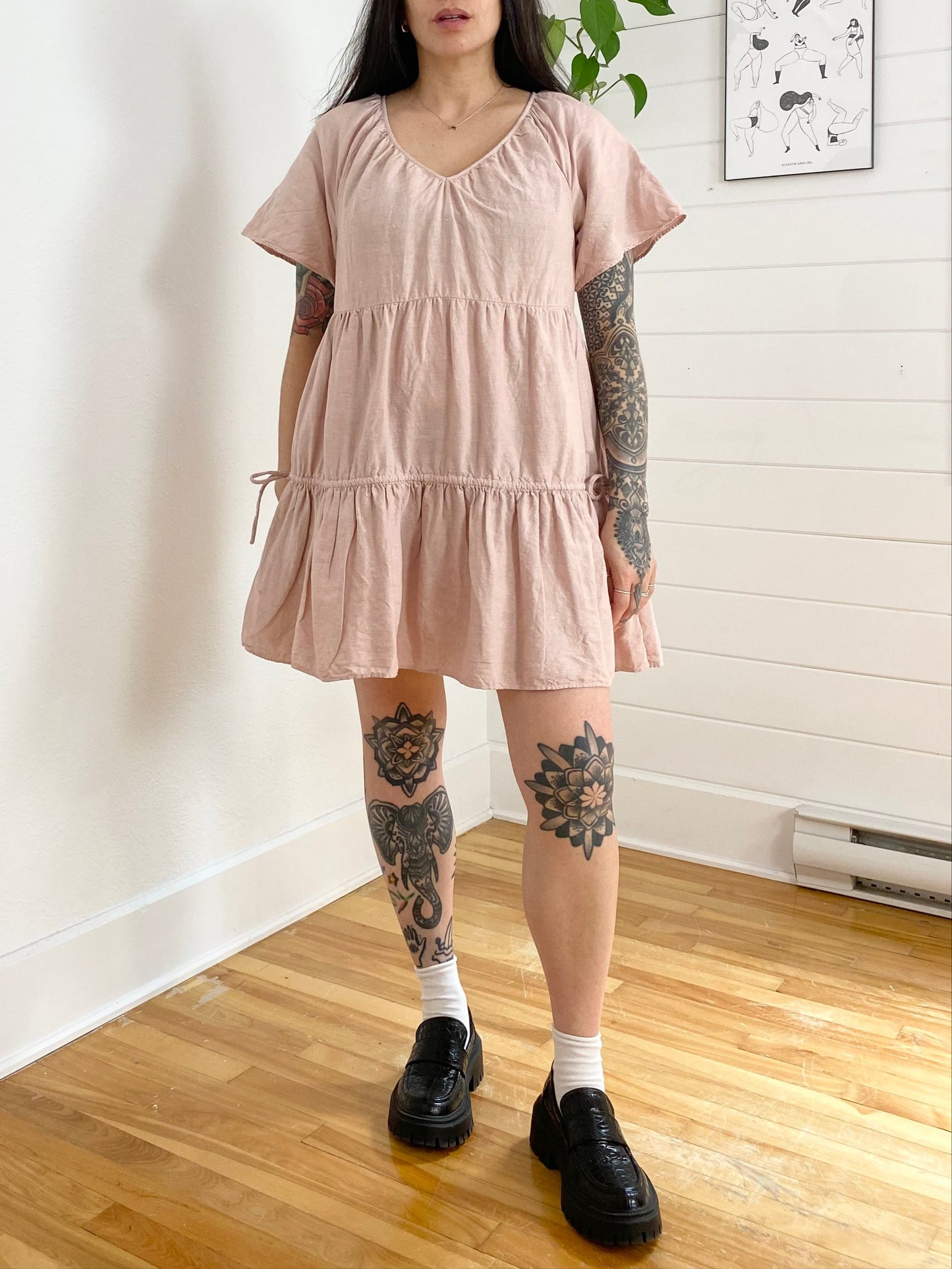 Mini-robe Lorelei en lin mélangé Madewell Medium