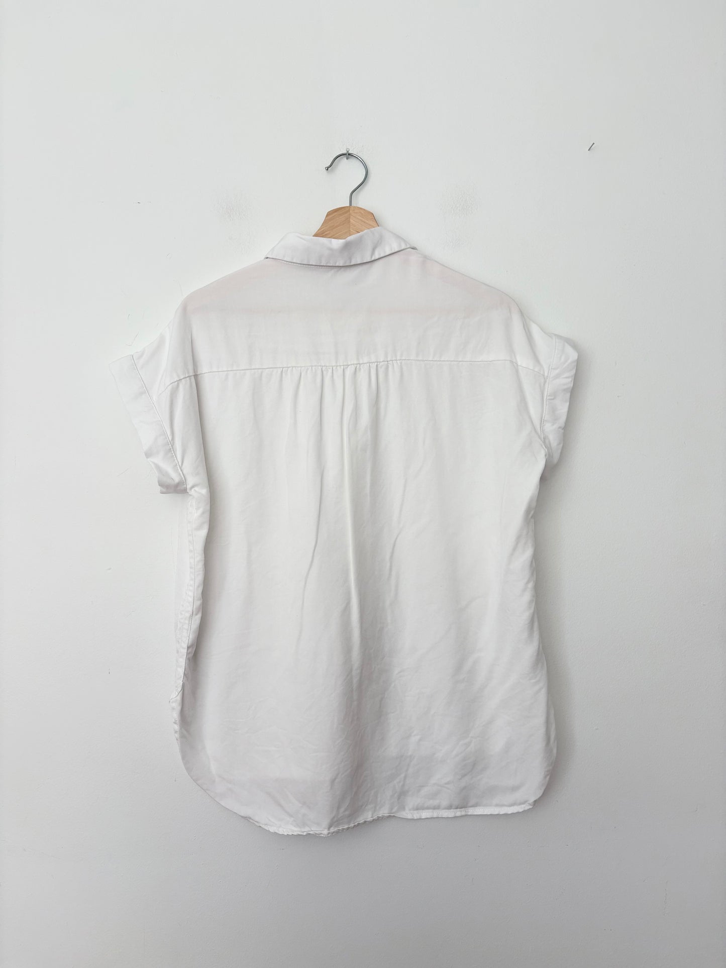 Quince vintage wash tencel camp shirt XS