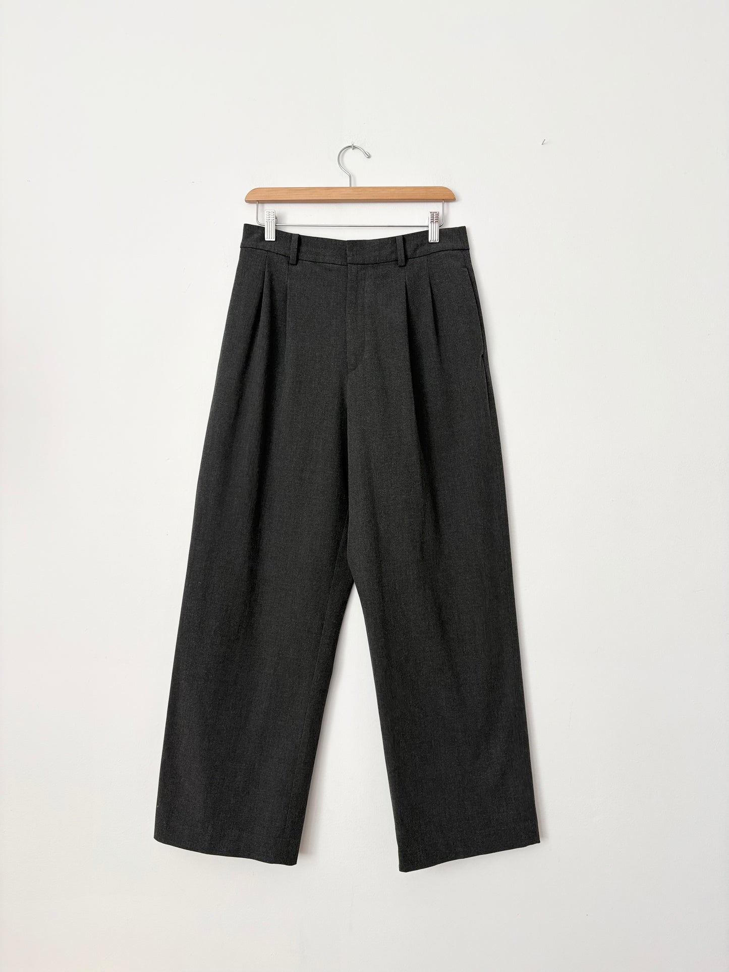 Pantalon classique à jambes larges Uniqlo Taille M