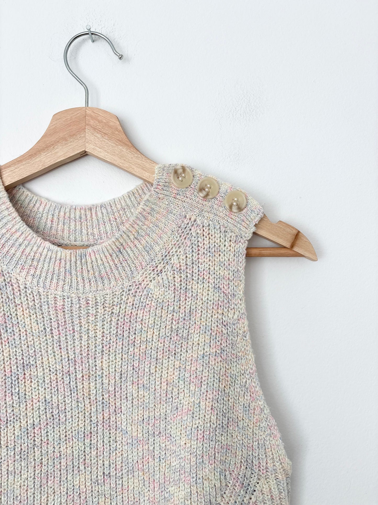 Gilet en maille arc-en-ciel Michael Stars, taille XS/S