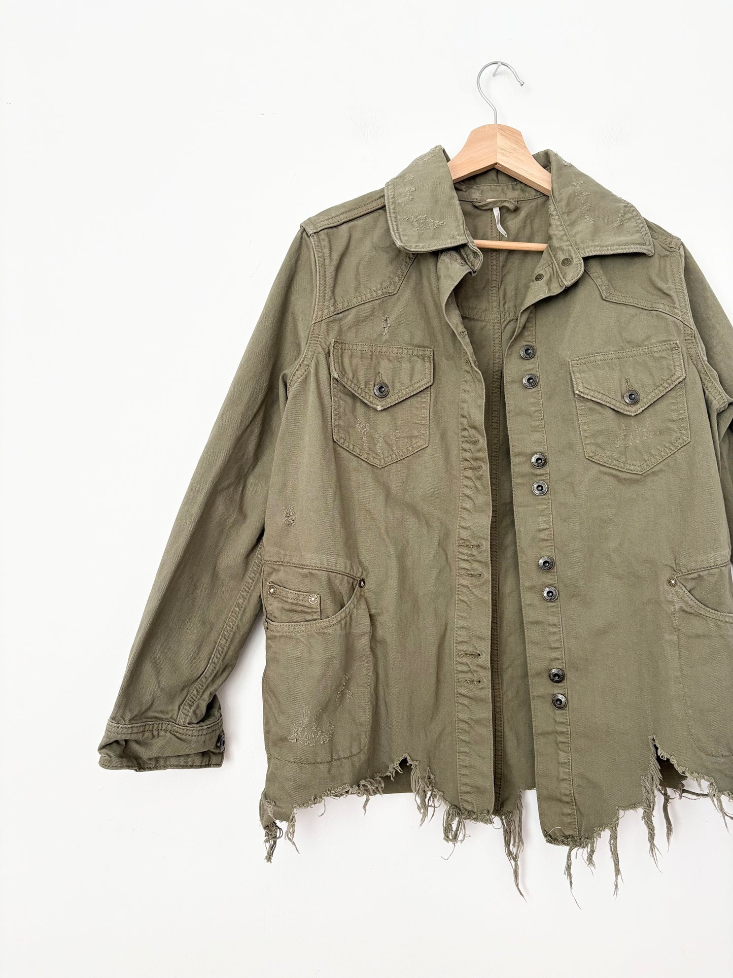 Veste en jean délavée Free People Moonchild, taille XS/S