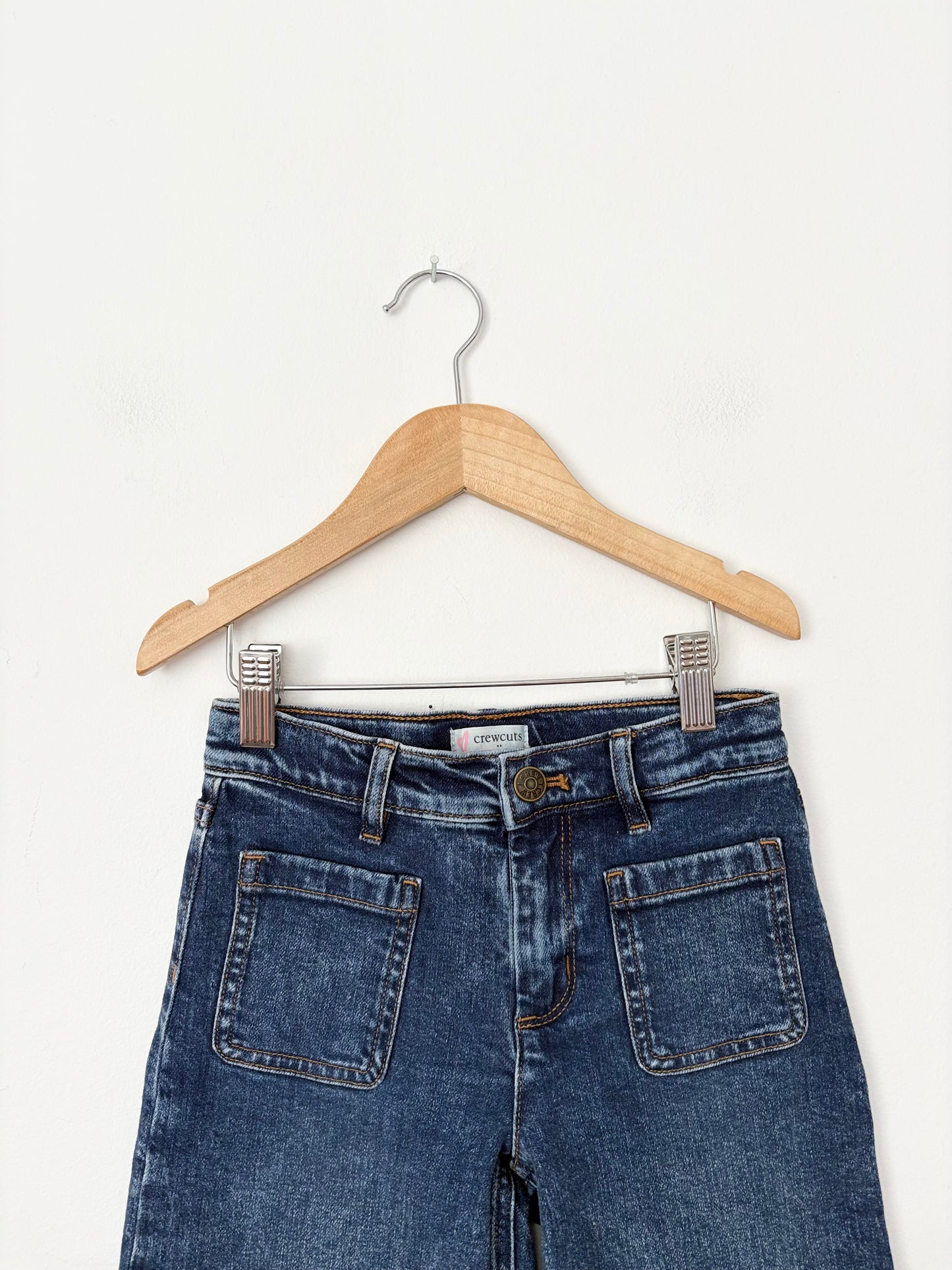Crewcuts flare jeans with pockets 6Y