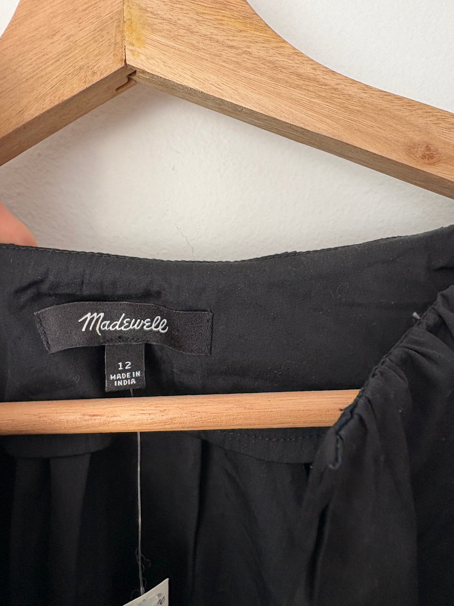 Top Madewell à manches bouffantes en popeline, taille L