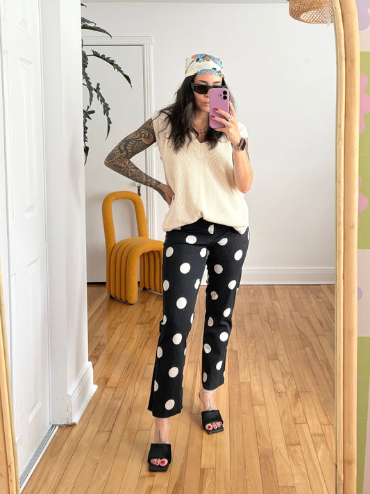 Pantalon à pois Anthropologie Essential collection US8