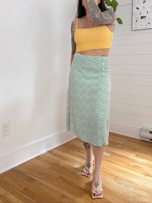 Faithfull the brand Racquel floral midi skirt M/L