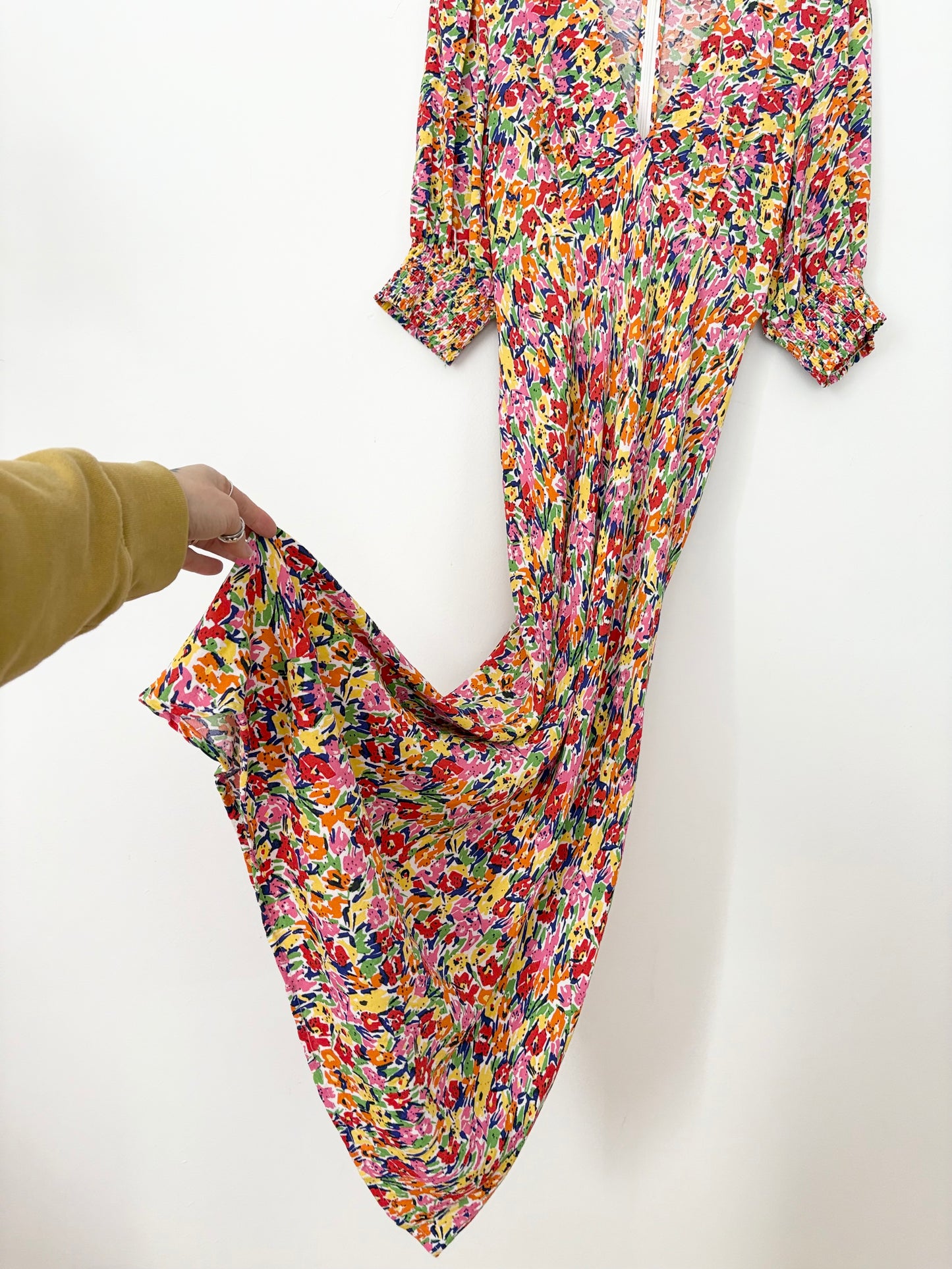 RIXO X Target floral maxi dress Medium