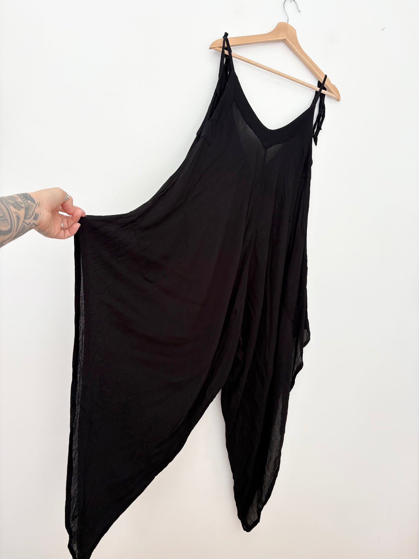 Free People drop crotch bali jumpsuit XS