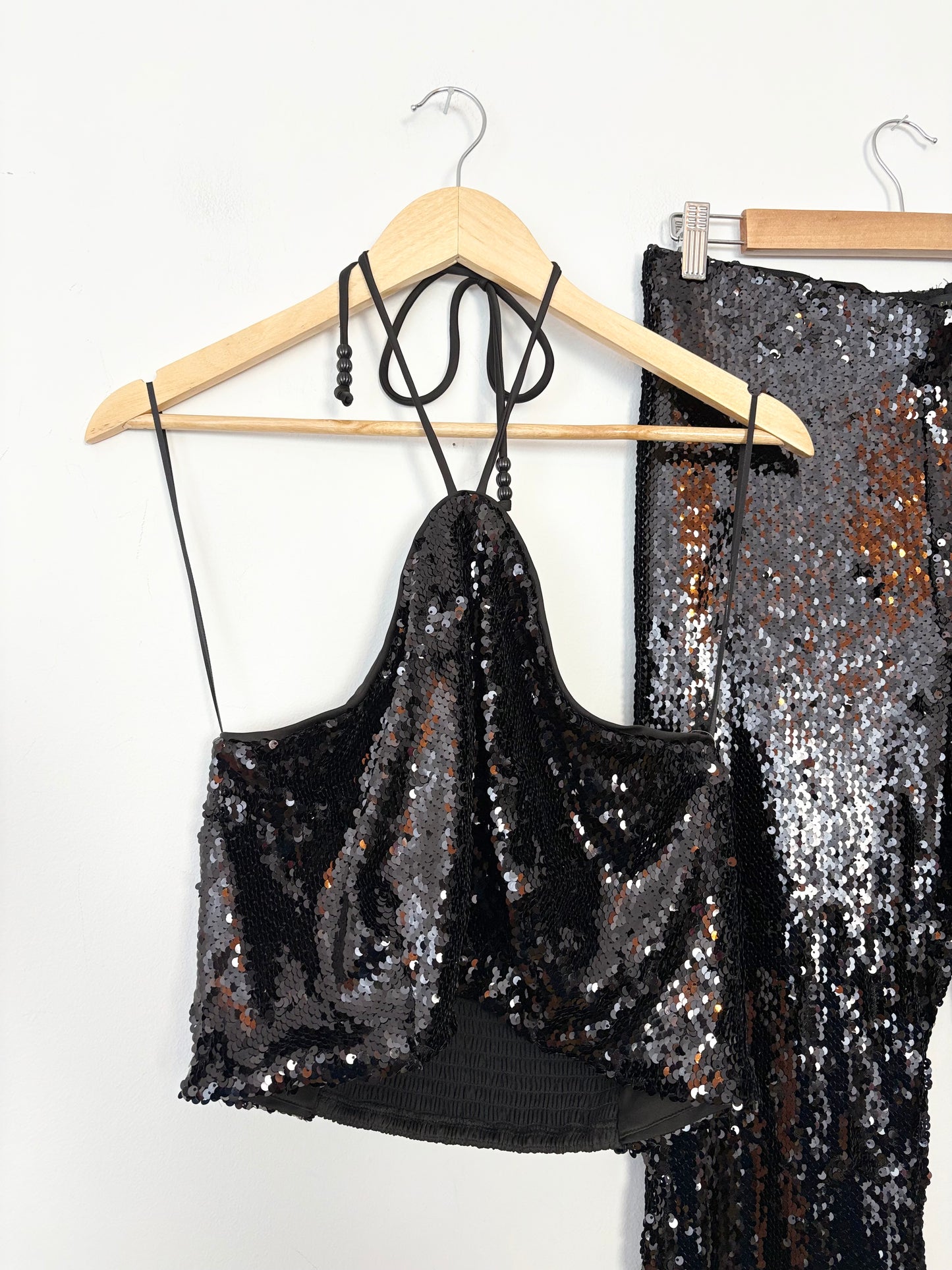 House of Harlow 1960 2 piece sequin set Medium