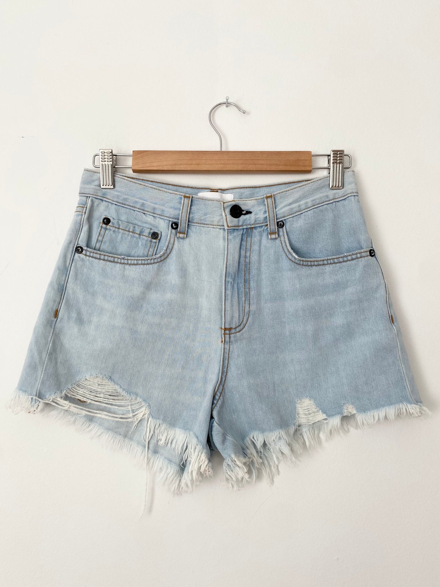 Short en jean découpé ASKK NY W25