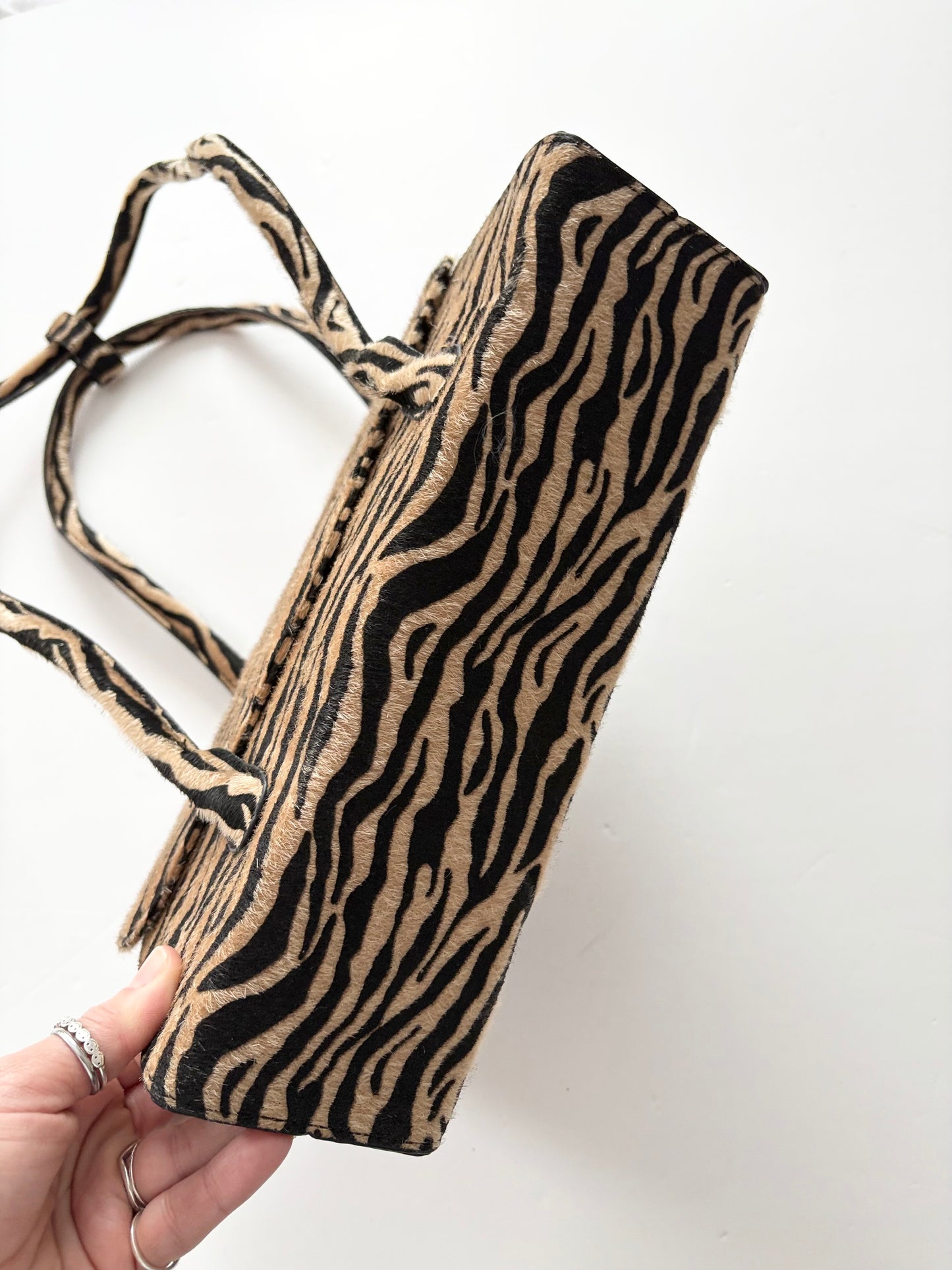 Pochette/sac bandoulière polyvalent à motif zèbre 8 other reasons