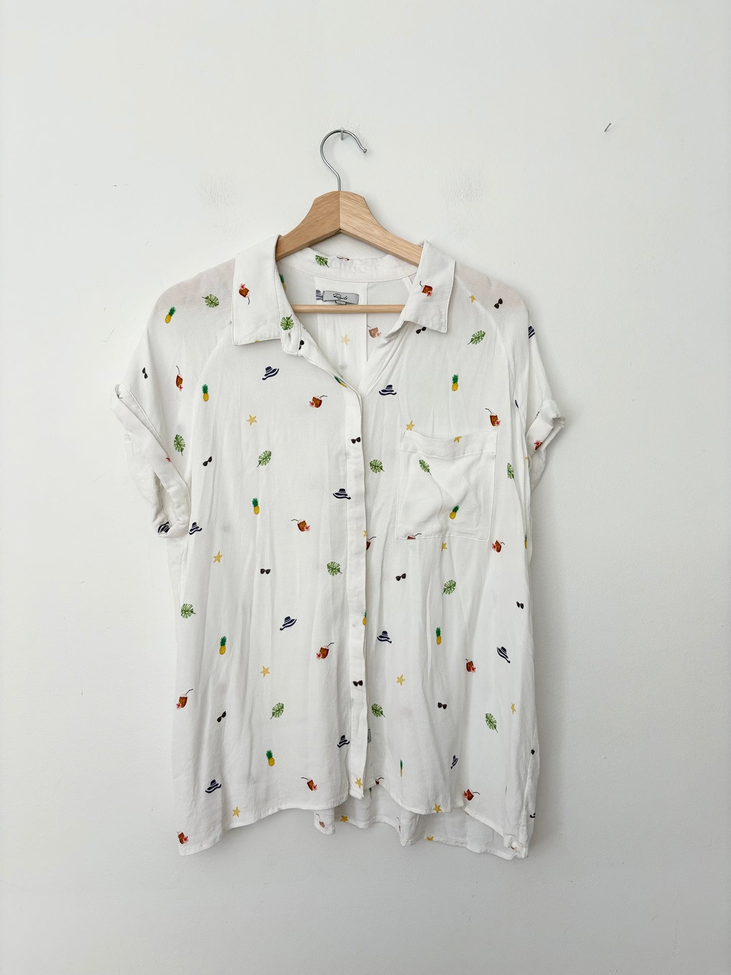 Chemisier Rails Chase motif "jour de plage" Large