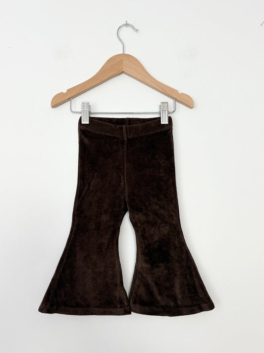 The simple folk velvet flare pants 18/24 months