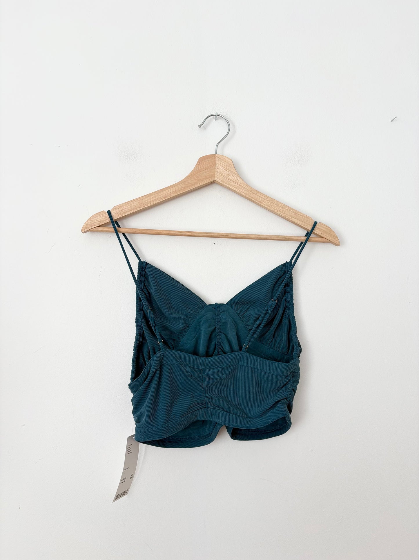 Urban Outfitters ruched crop tank top Small