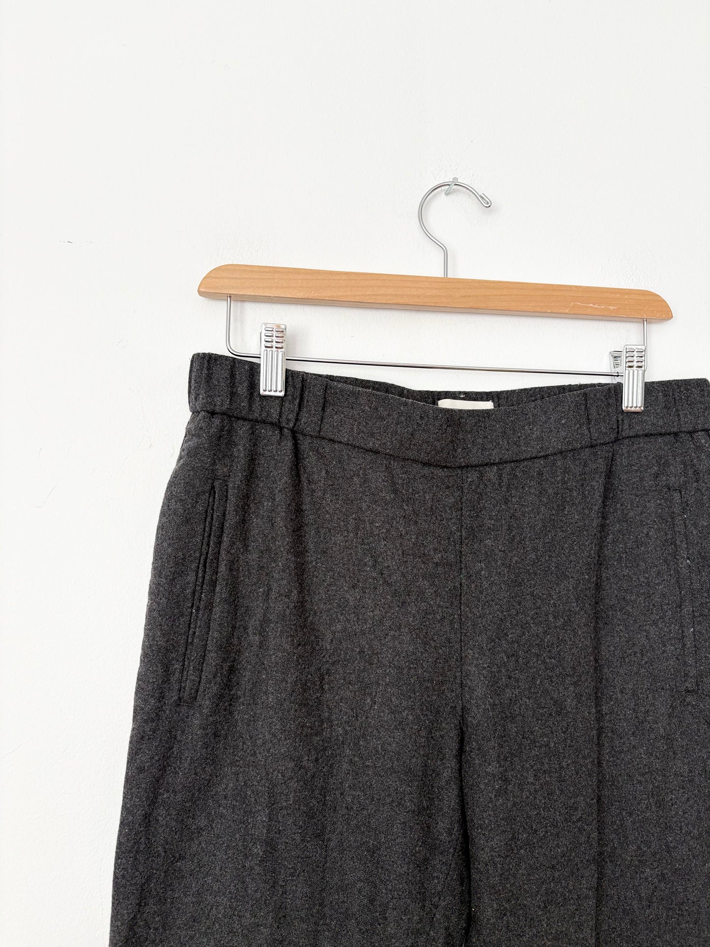 Pantalon court Wilfred en laine mélangée, taille M