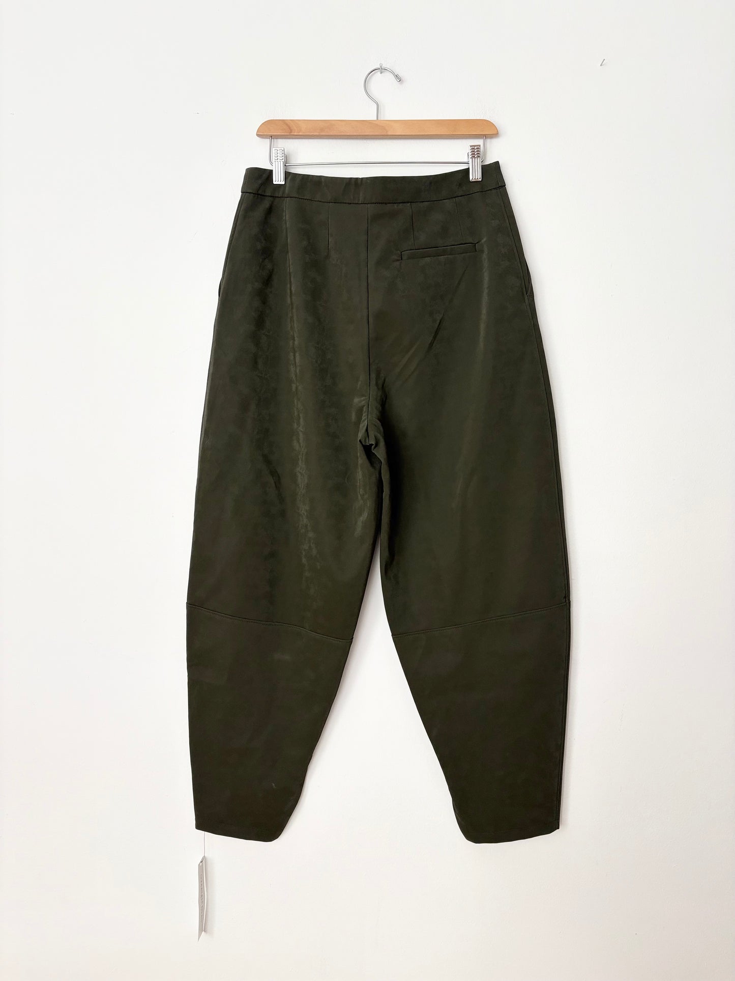 Ronny Kobo Kimara faux suede balloon pants Medium