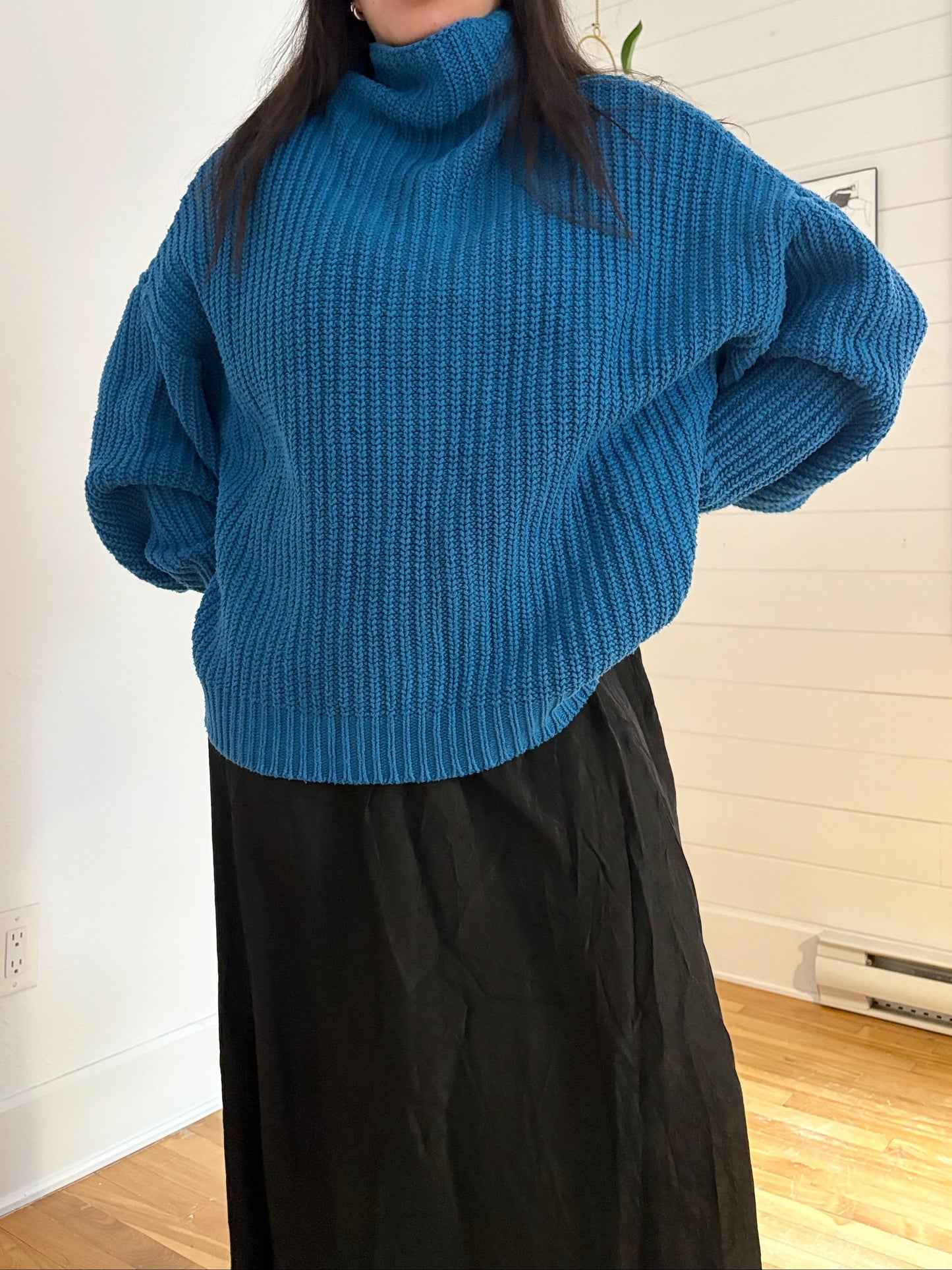 Free People swim too deep turtleneck sweater M-XL