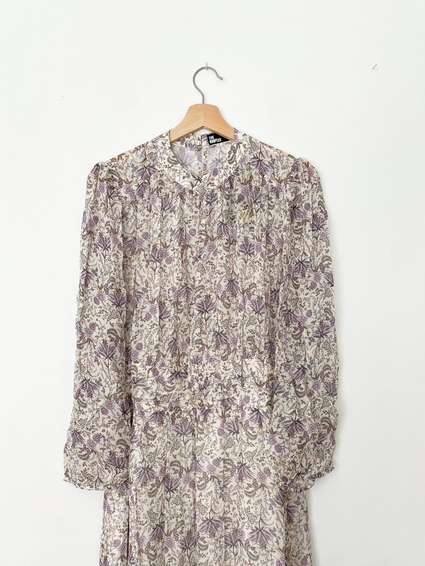The kooples liberty fields long sleeve maxi dress Large