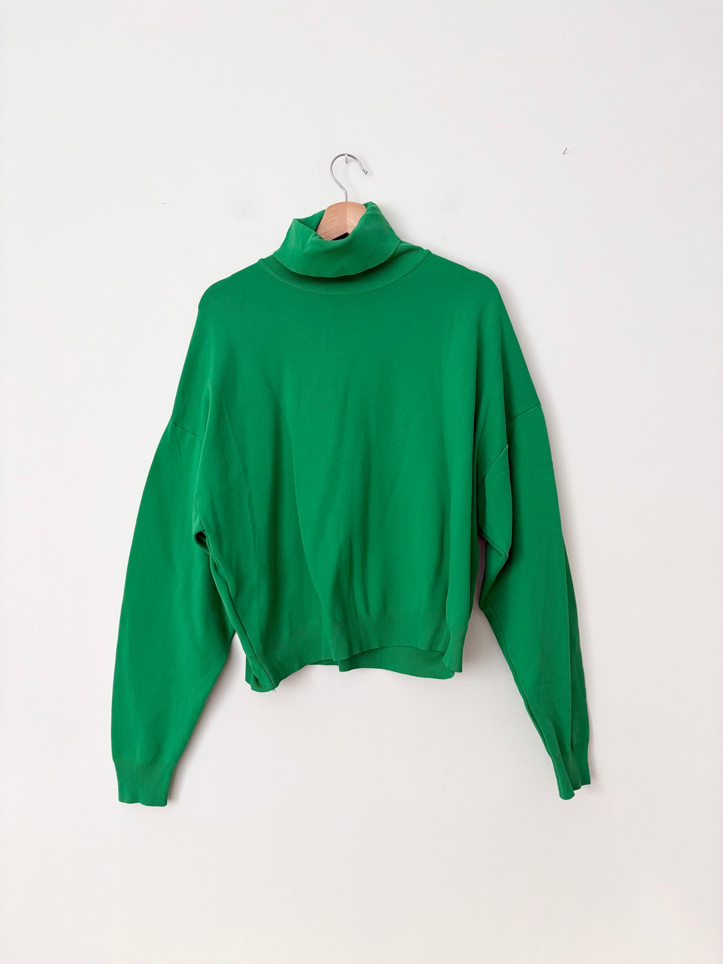 Zara oversized kelly green sweater M/L