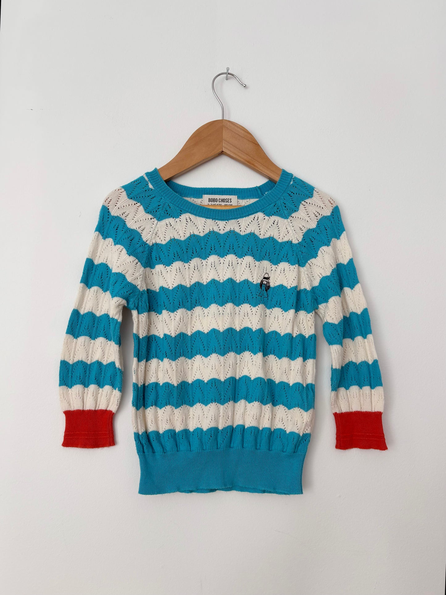 Bobo choses open knit sweater 2/3T