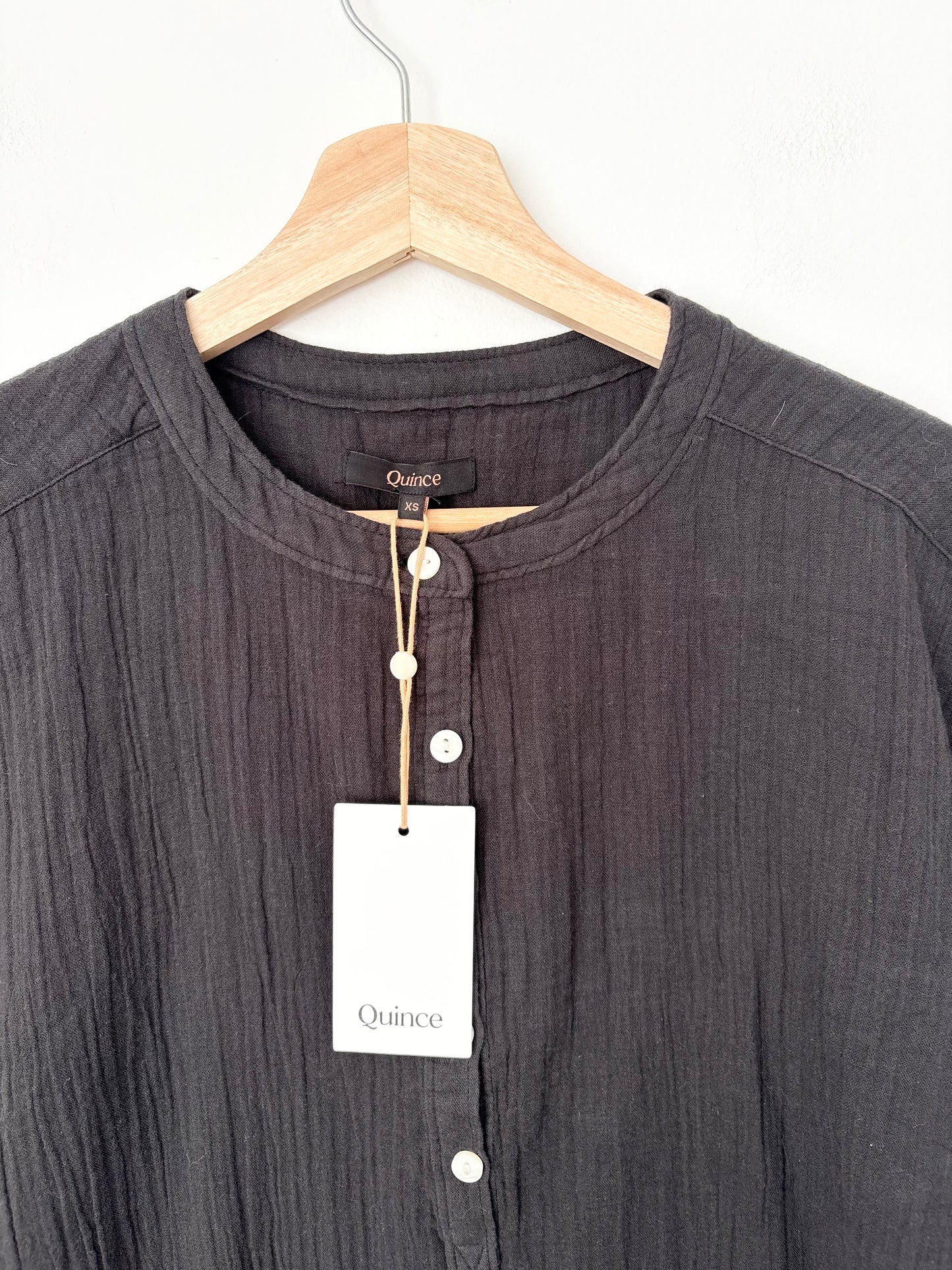 Quince gauze roll sleeve shirt XS/S