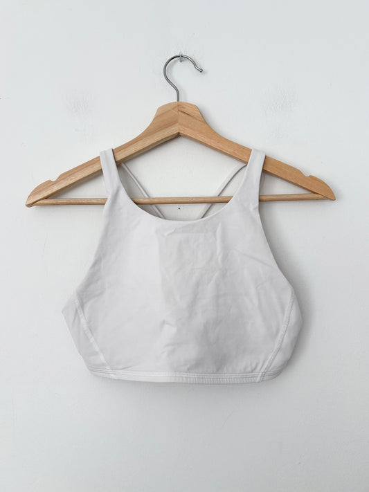 Lululemon white sports bra Medium