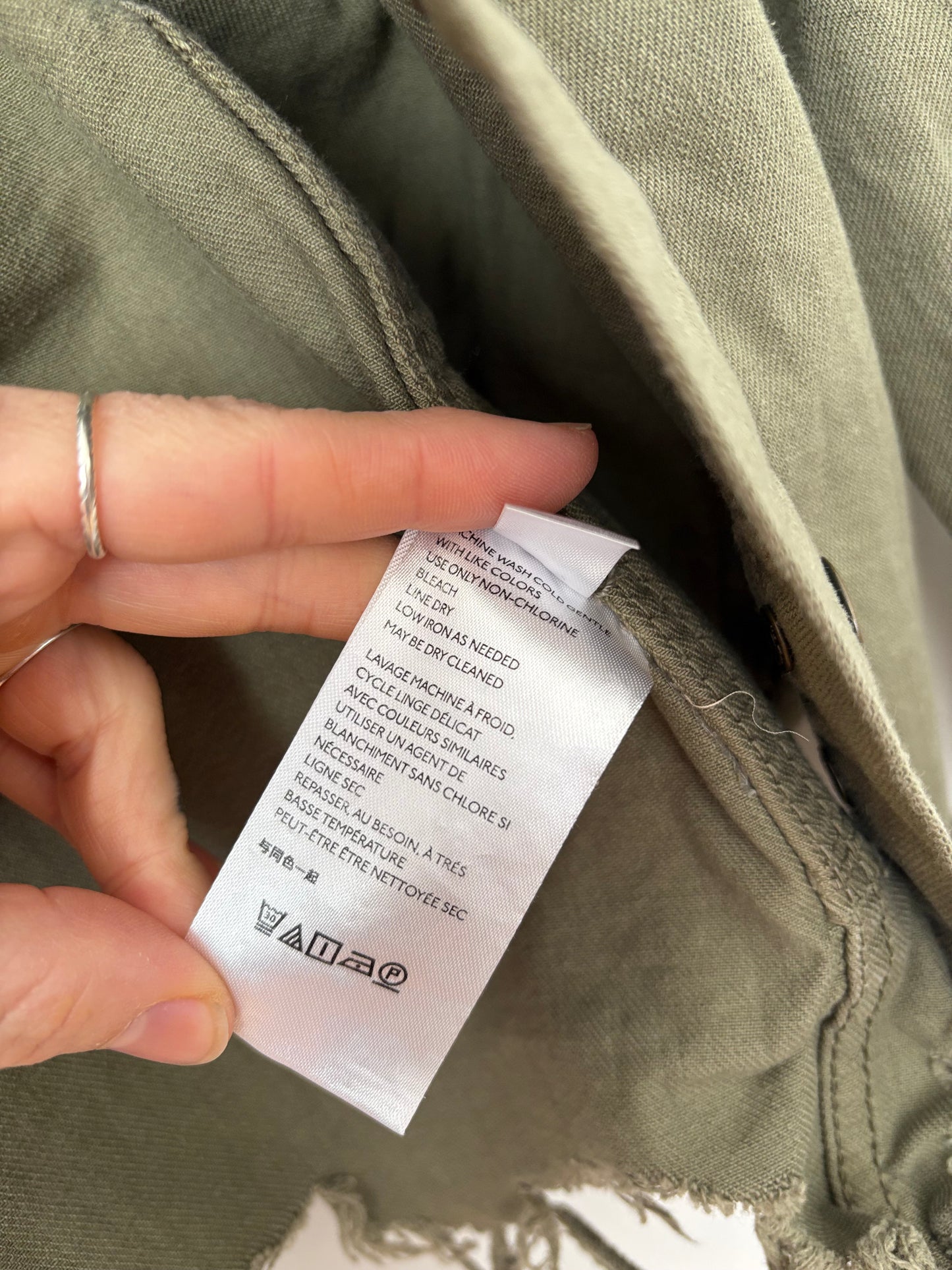 Veste en jean délavée Free People Moonchild, taille XS/S