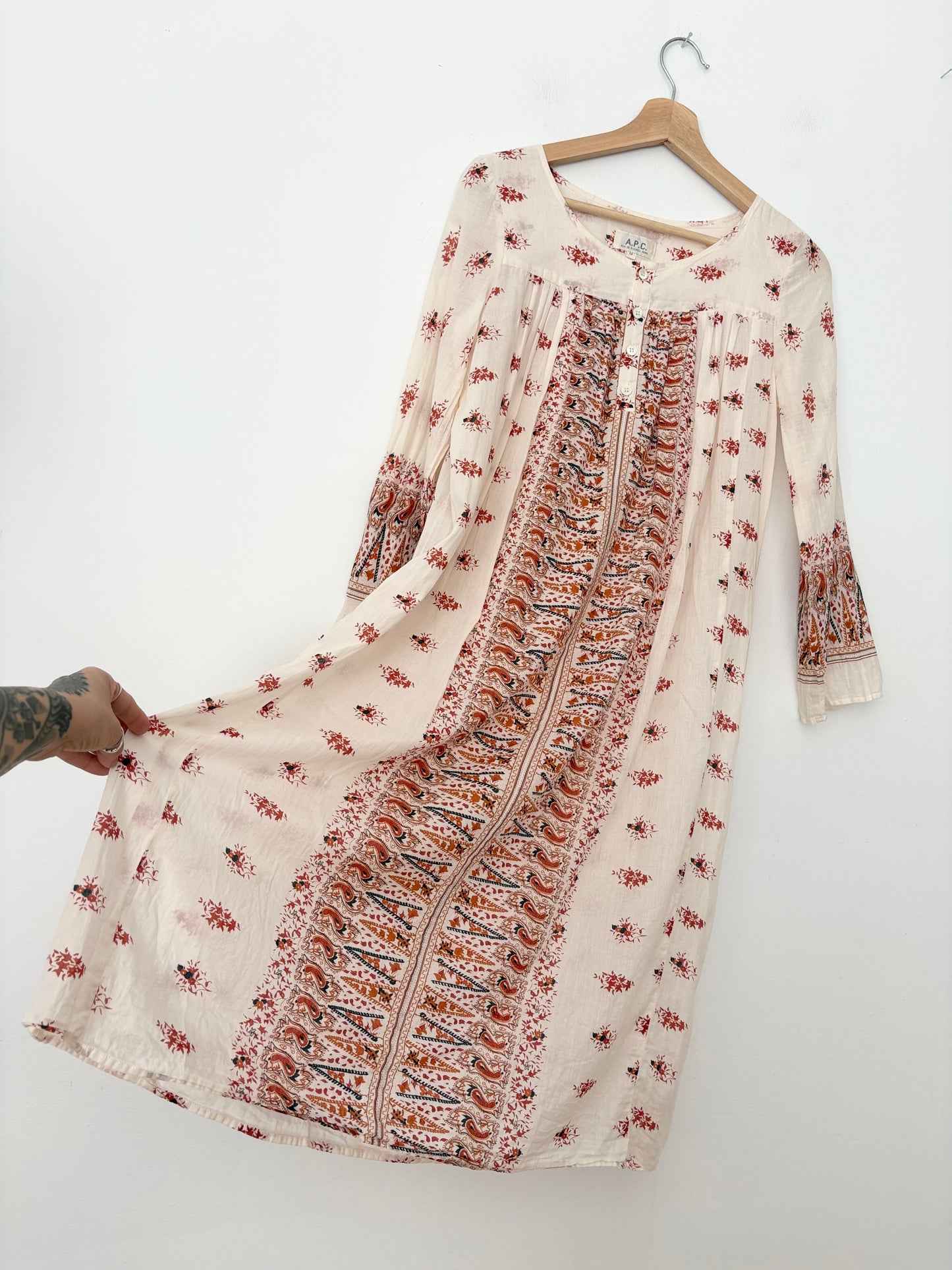 A.P.C printed kaftan Medium