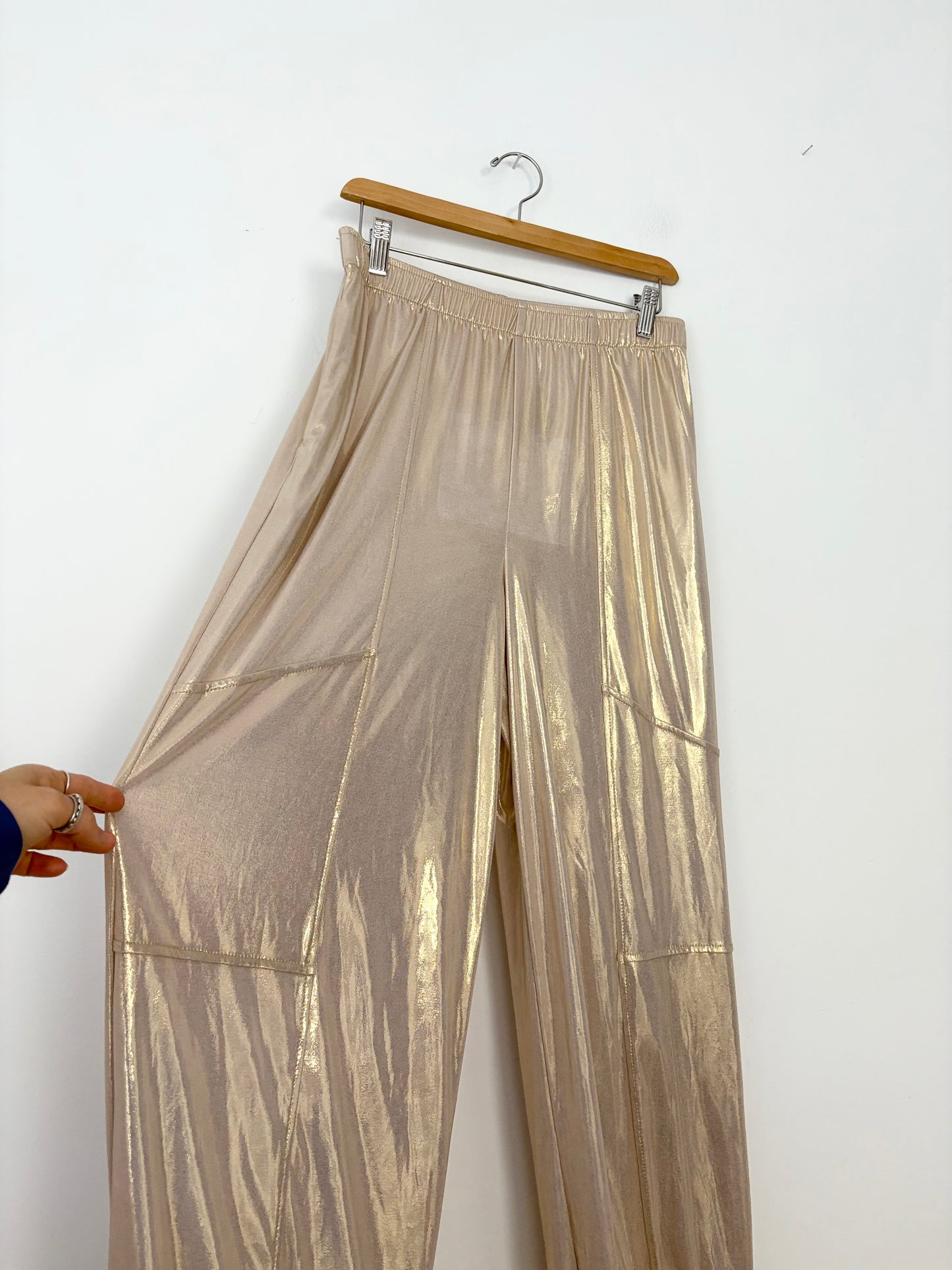 Urban Renewal Luella Shimmer linen toggle pants Medium