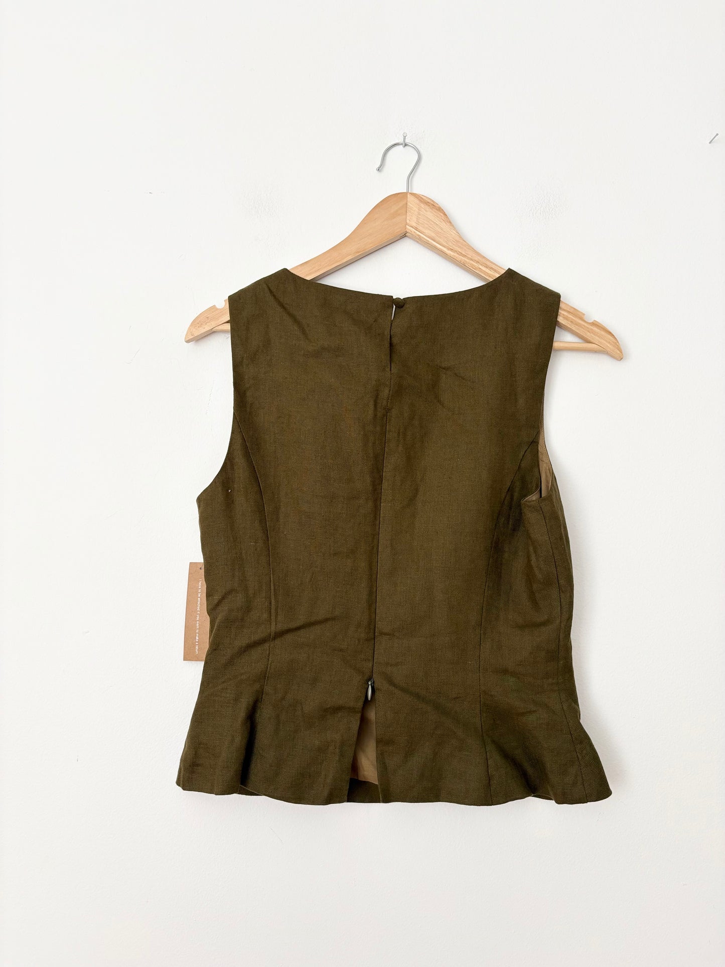 O.P.T Aveline Linen set in moss Medium