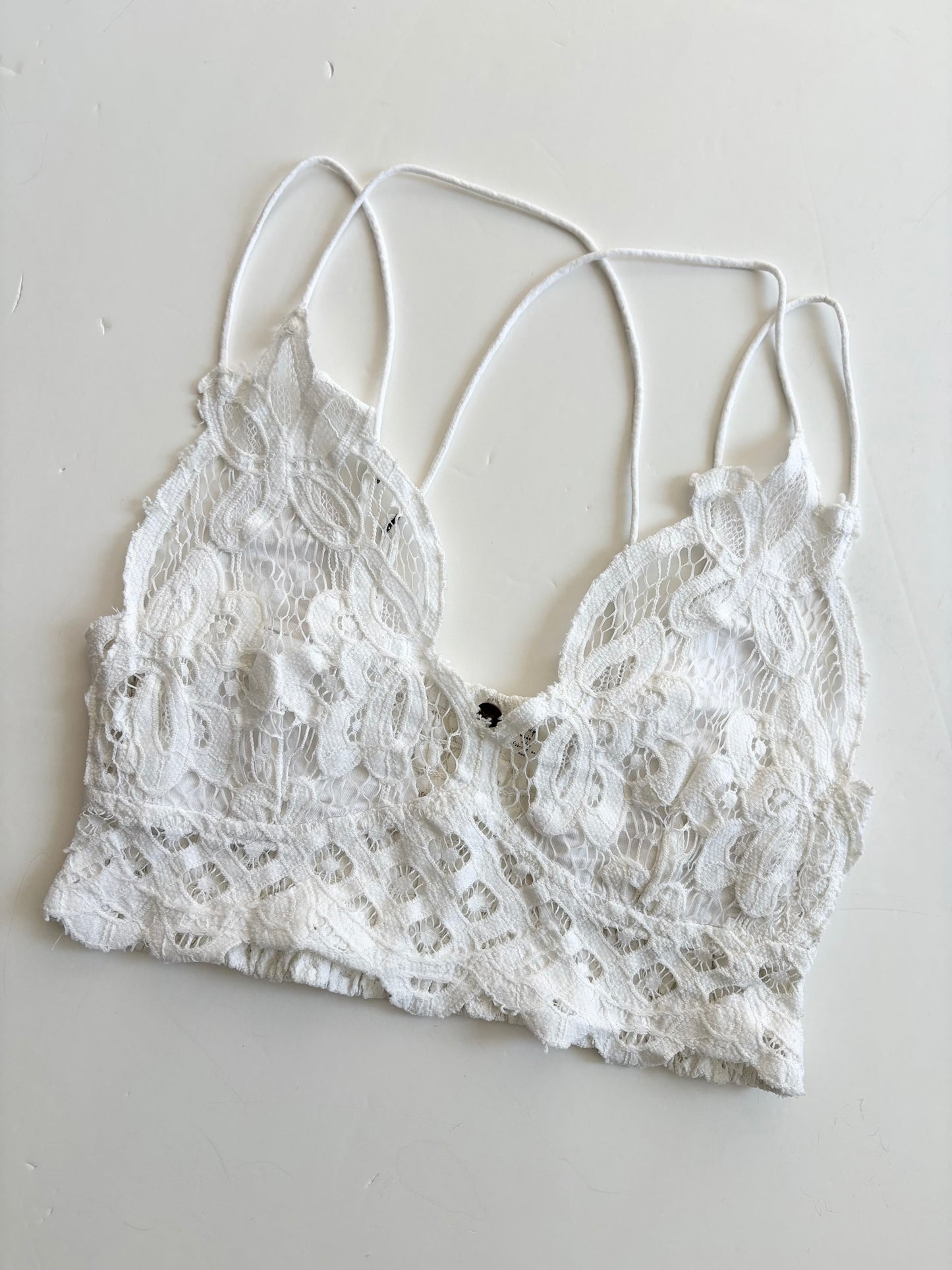 Soutien-gorge bralette Adella Free People blanc Petite taille