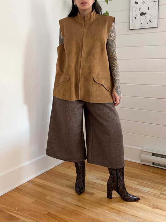 Gilet zippé en suédine Ralph Lauren taille 3X