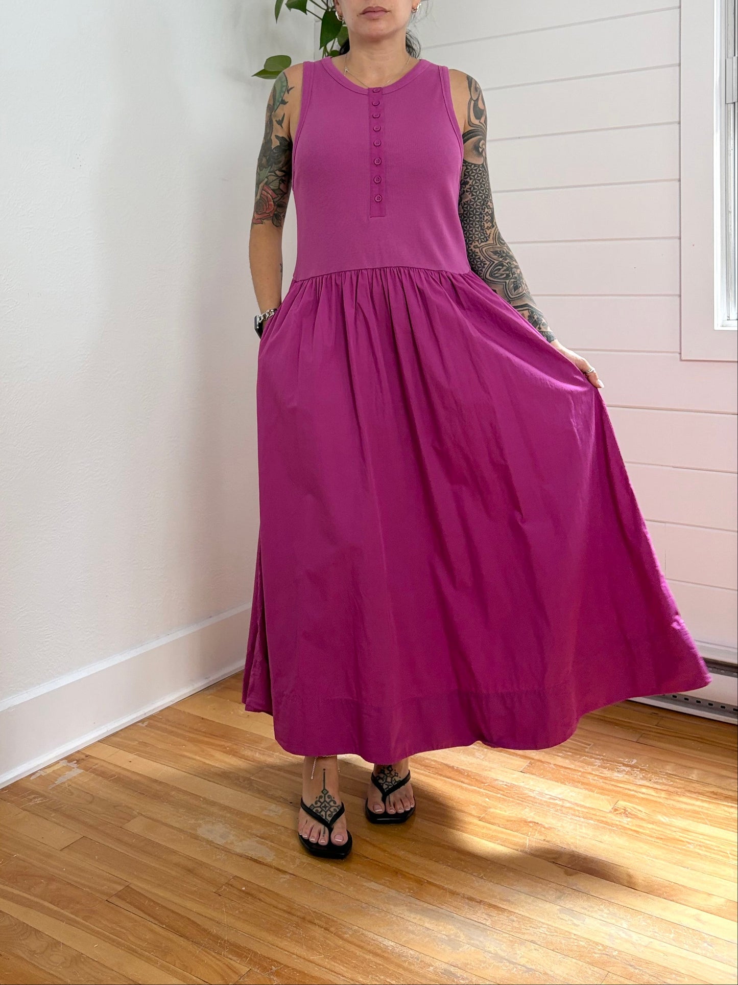 Robe mixte Me + Em boutonnée taille XL