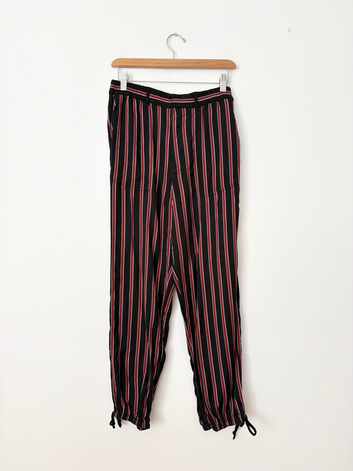 Anthropologie stripe jogger trousers Medium